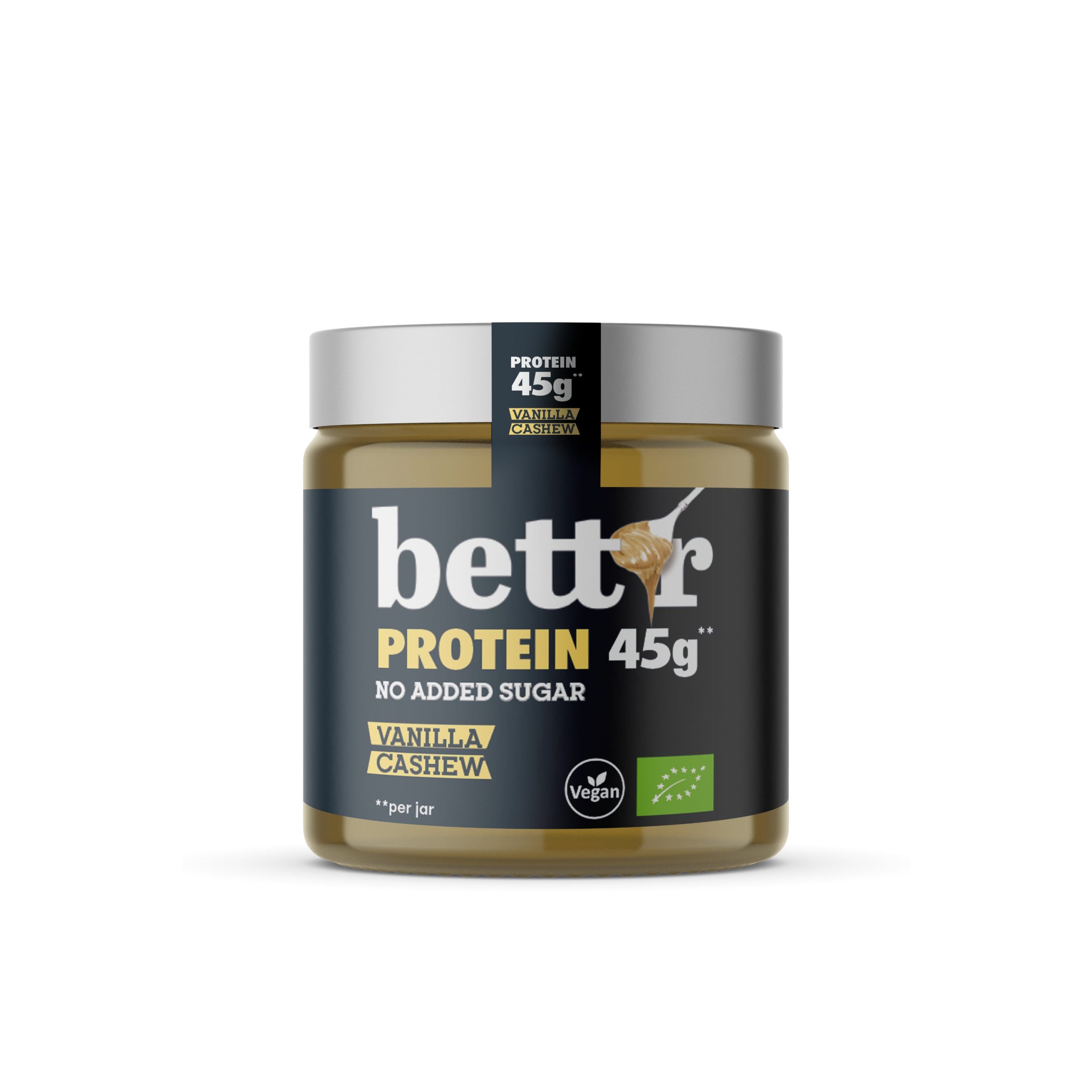Bett´r Pomazánka proteinová kešu a vanilka bez přidaného cukru BIO (250 g) BETT'R