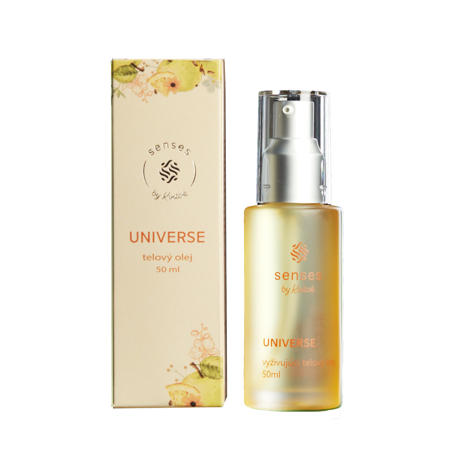 Kvitok Senses Vyživující tělový olej Universe (50 ml) - svěží unisex vůně Kvitok