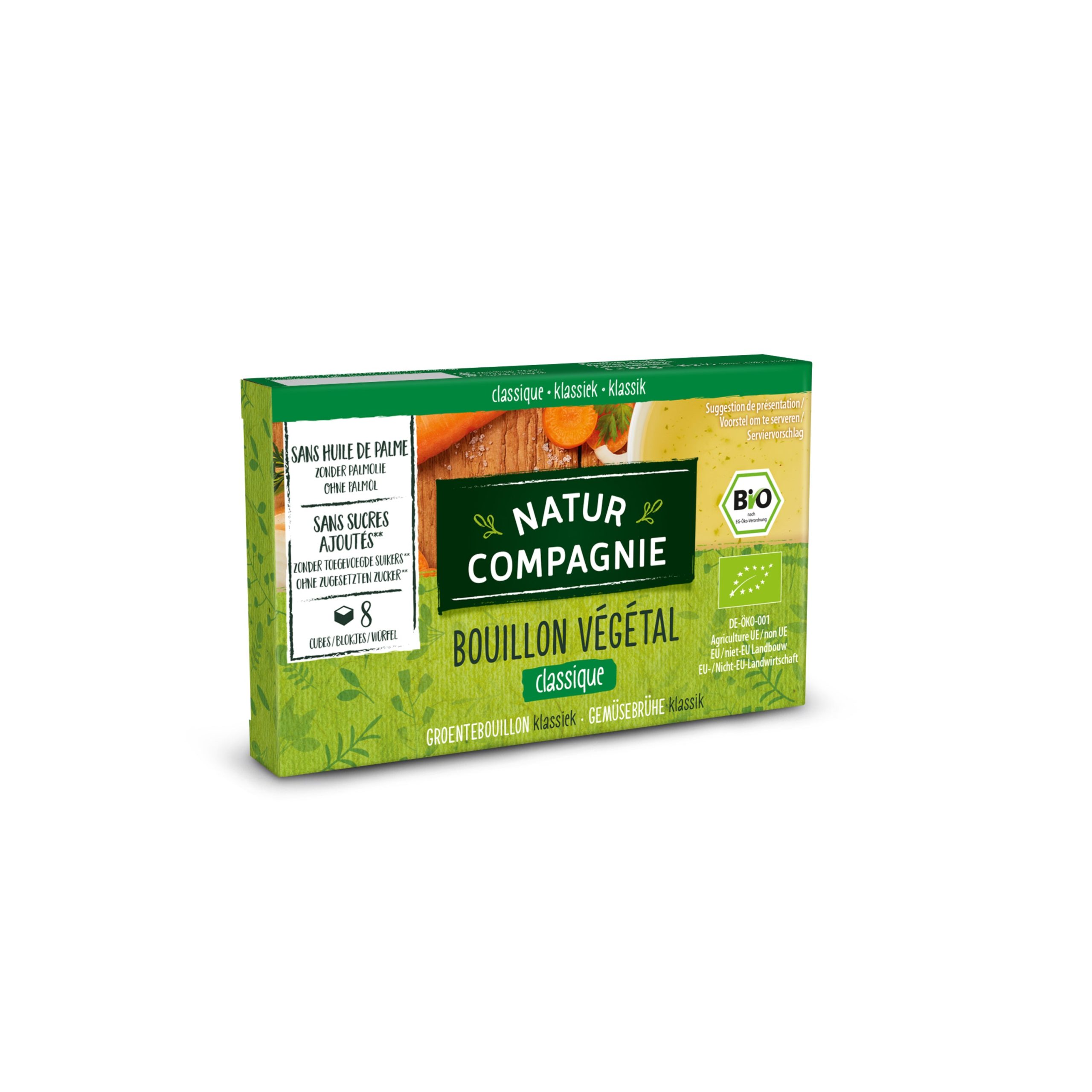 Natur Compagnie Bujon zeleninový kostky BIO (84 g) Natur Compagnie
