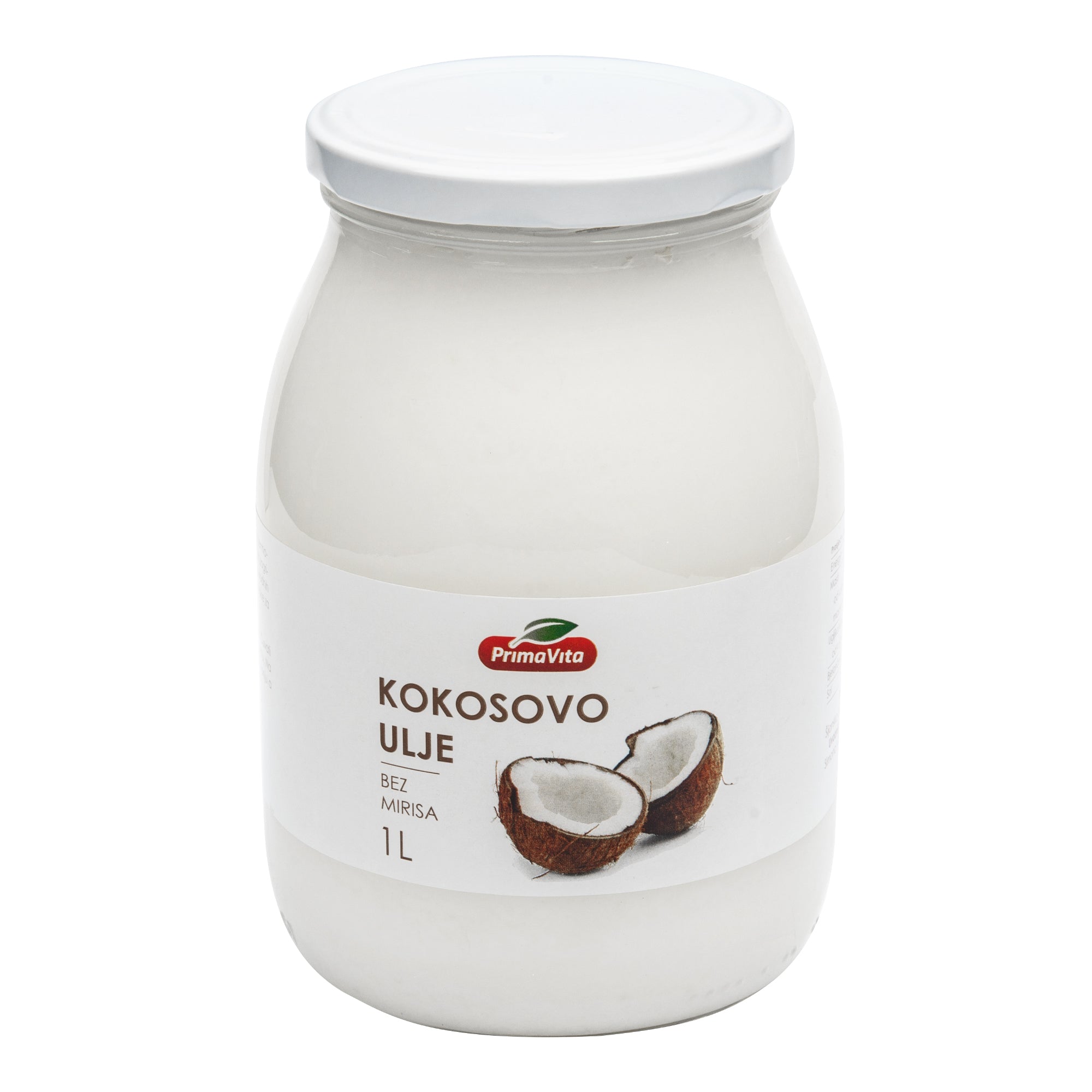 Olej kokosový dezodorizovaný 1 l   PRIMAVITA Prima Vita
