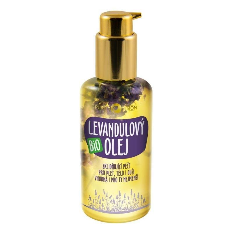 Purity Vision Levandulový olej (100 ml) - univerzální péče o citlivou pokožku Purity Vision