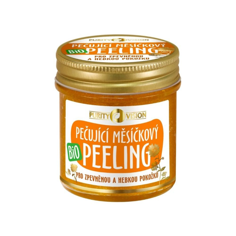Purity Vision Pečující měsíčkový peeling (120 ml) - vhodný pro všechny typy pleti Purity Vision
