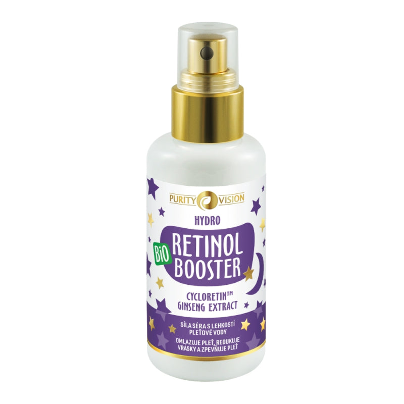 Purity Vision Pleťové tonikum Hydro Retinol Booster BIO (100 ml) - s lehkostí redukuje vrásky Purity Vision