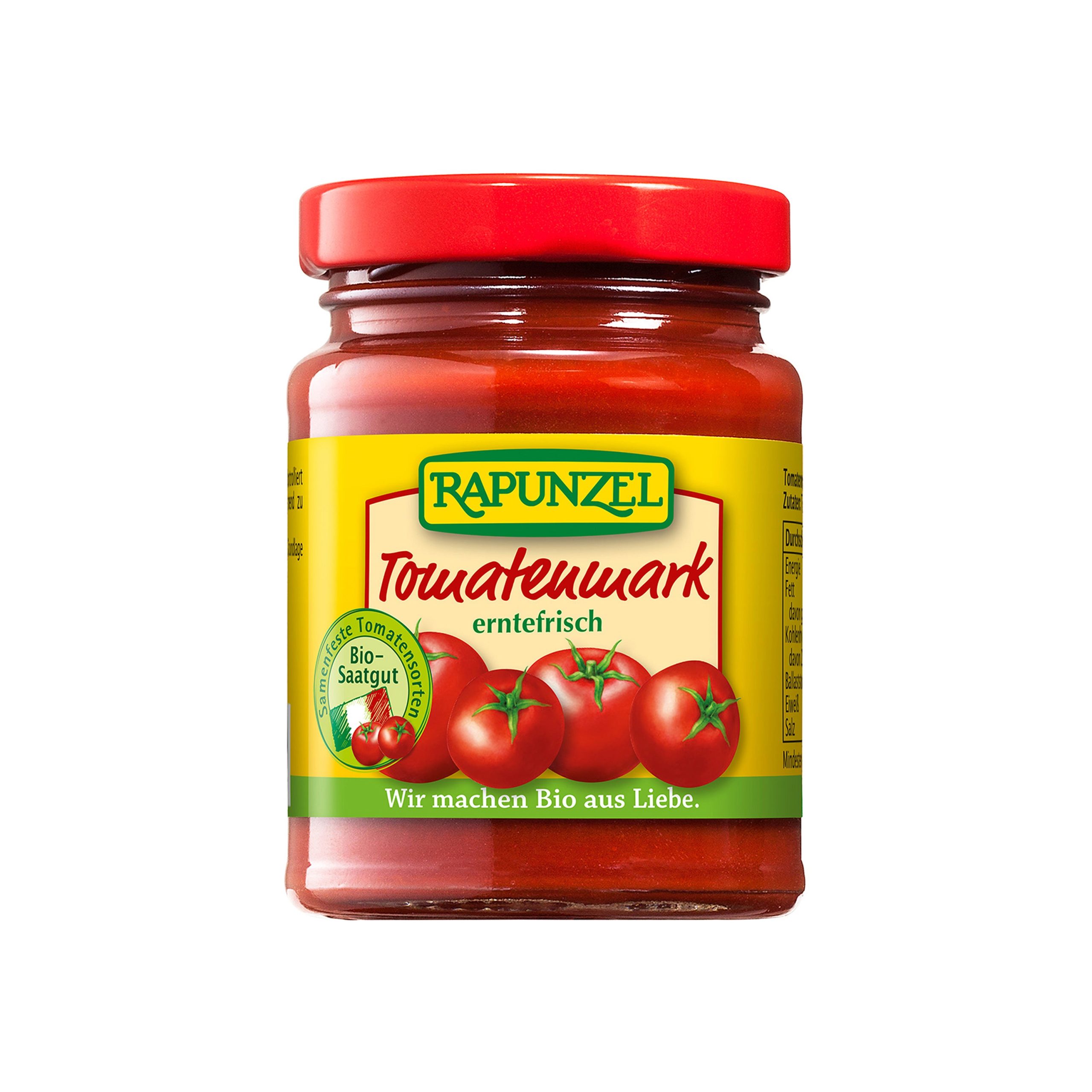 Rapunzel Protlak rajský BIO (100 g) - italská na slunci vyzrálá rajčata ve skleničce Rapunzel