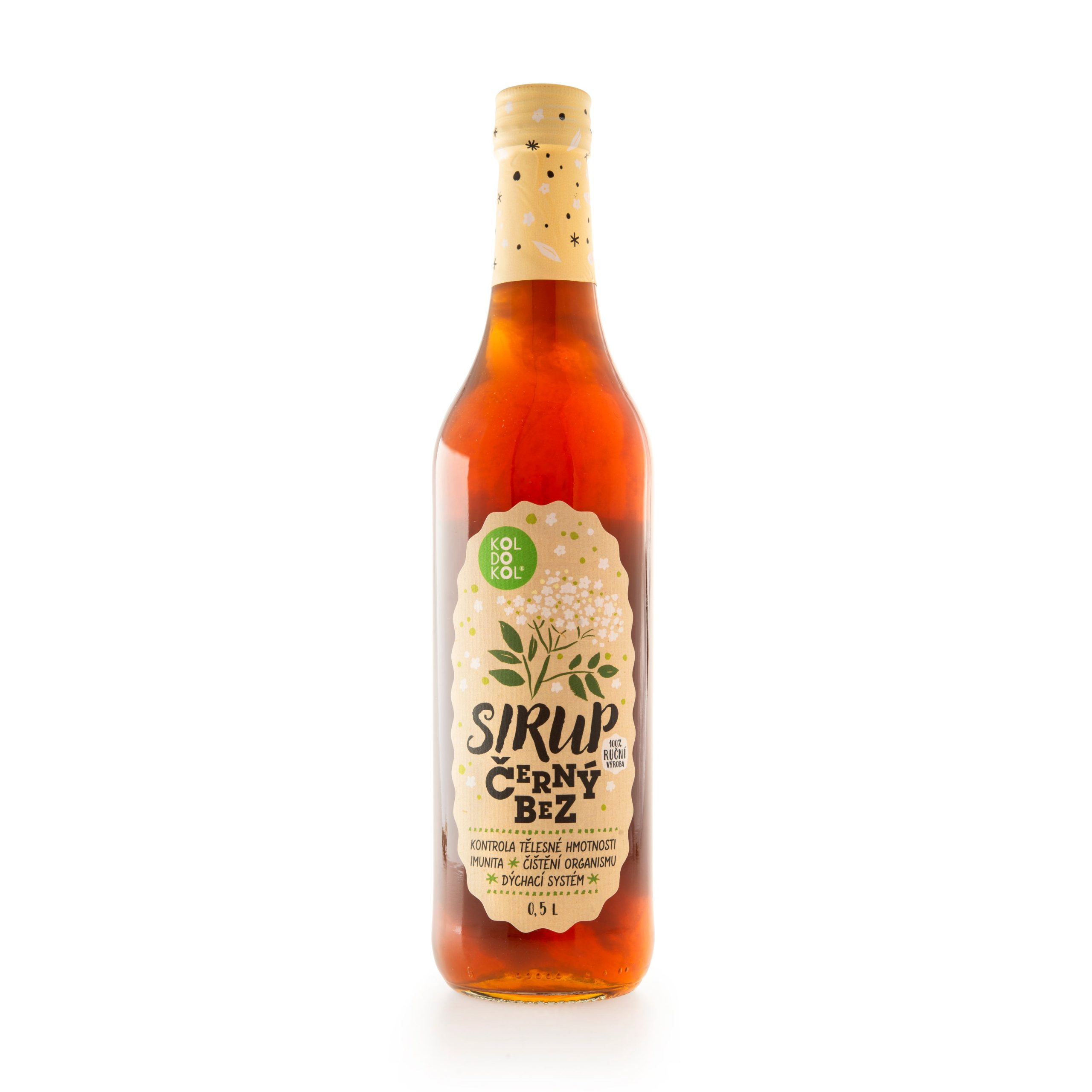 Sirup černý bez 500 ml   KOLDOKOL Koldokol