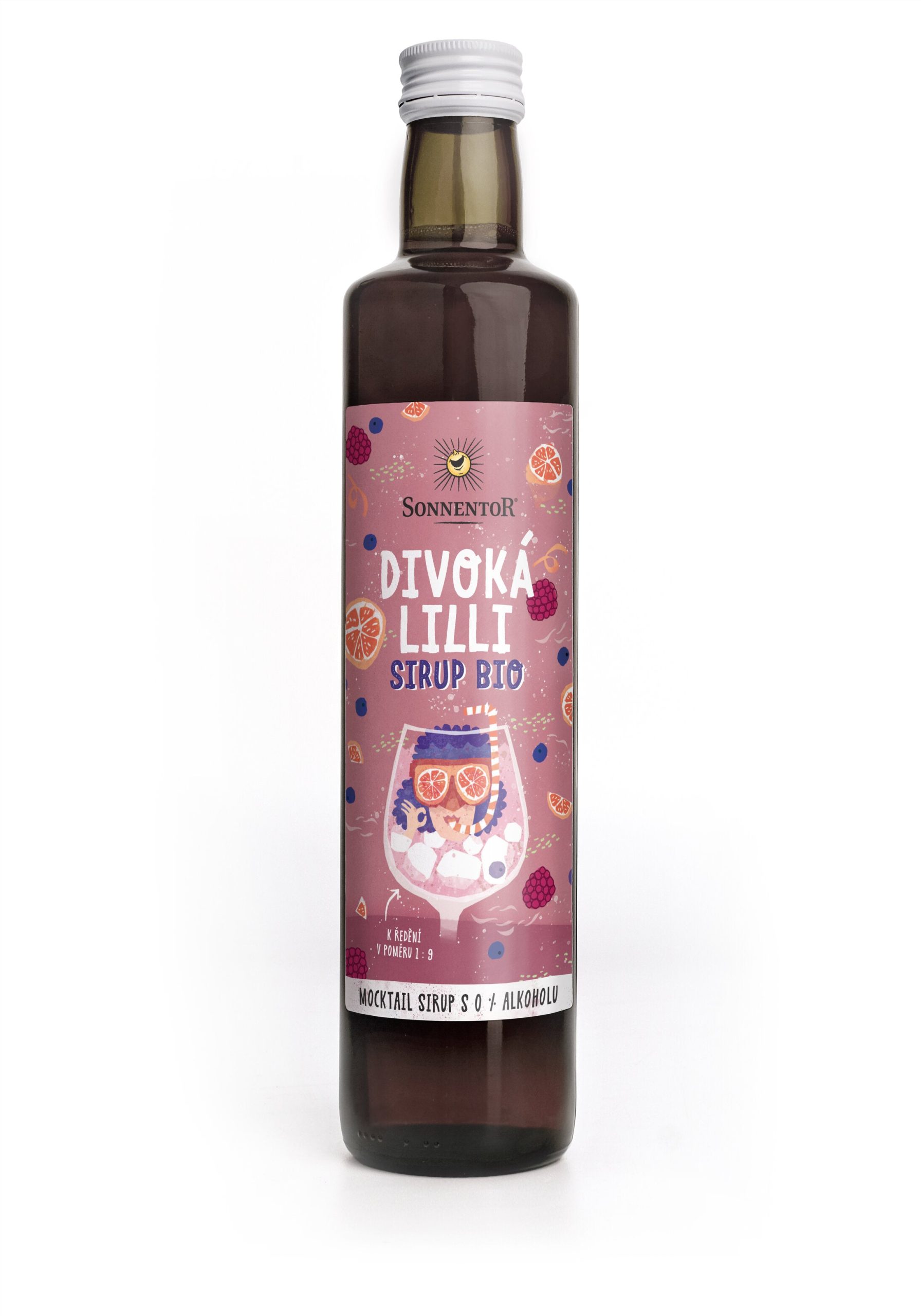 Sonnentor Sirup BIO - Divoká Lilli (500 ml) - osvěžující chuť bez přidaného cukru Sonnentor