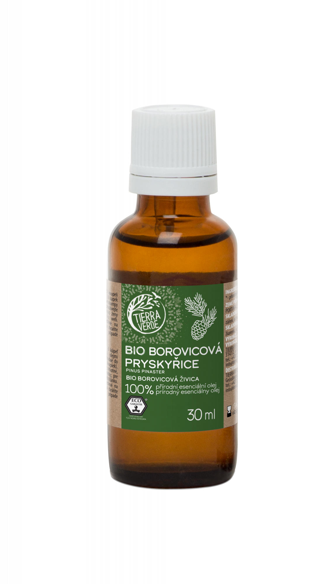 Tierra Verde Esenciální olej Borovicová pryskyřice BIO - 30 ml Tierra Verde