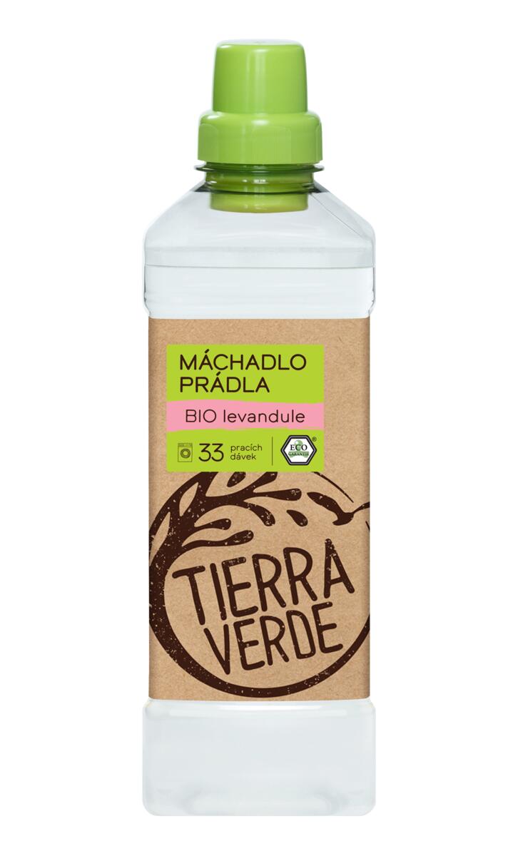 Tierra Verde Máchadlo prádla s vůní BIO levandule - 1 l - šetrnější náhrada aviváže Tierra Verde