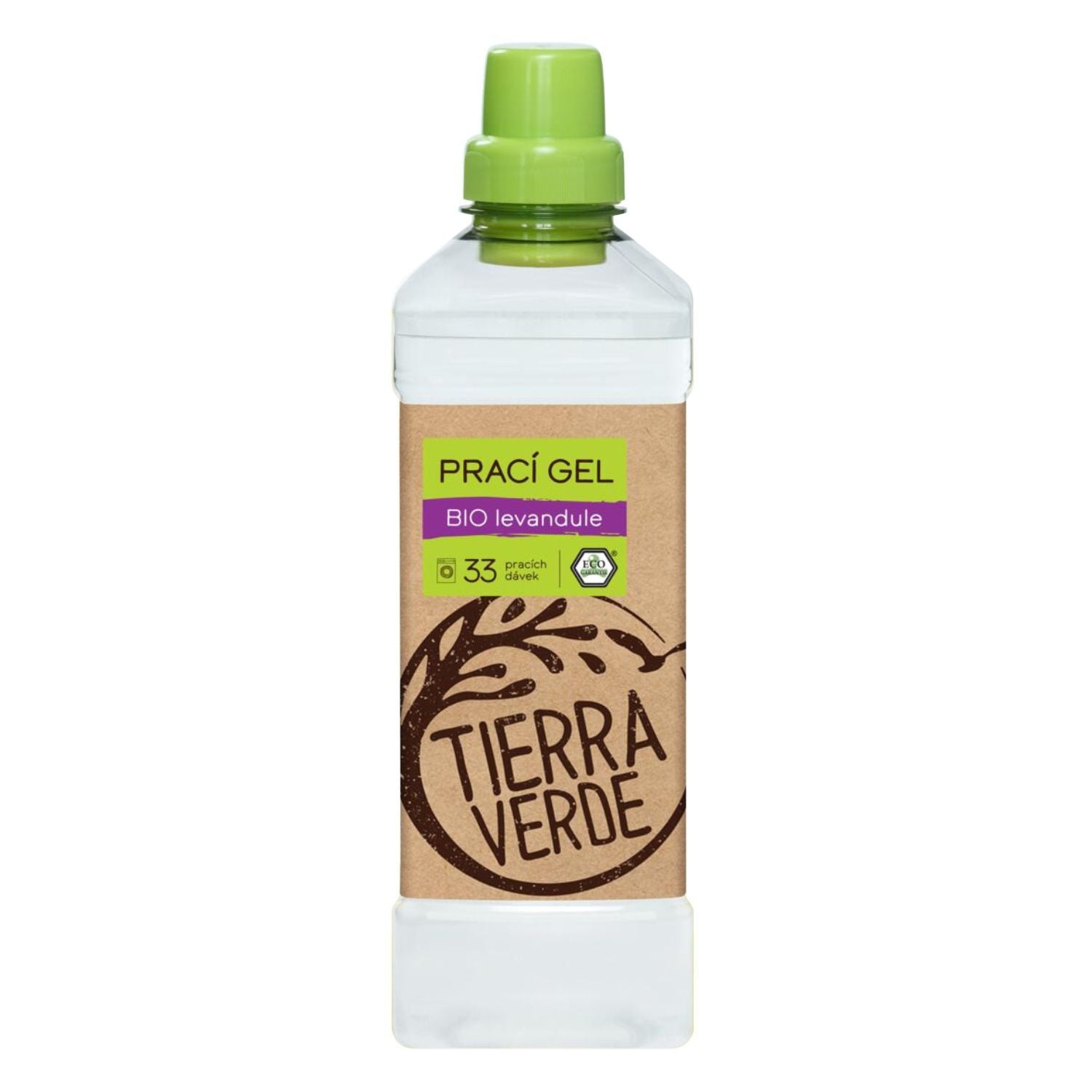 Tierra Verde Prací gel s vůní BIO levandule - 1 l - nová vylepšená receptura Tierra Verde