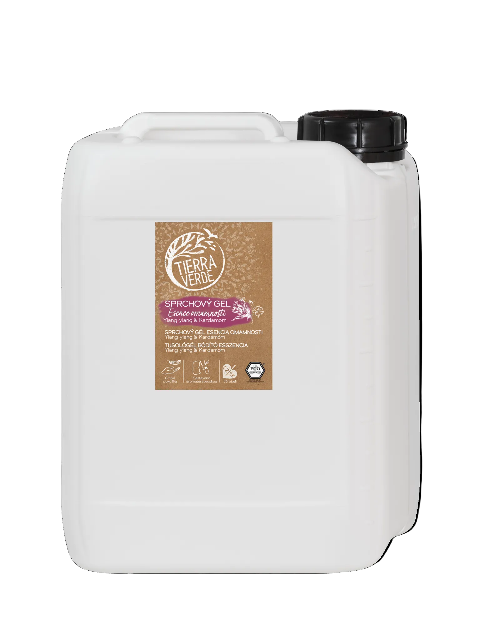 Tierra Verde Sprchový gel Esence omamnosti - Ylang-ylang & kardamom - 5 l Tierra Verde