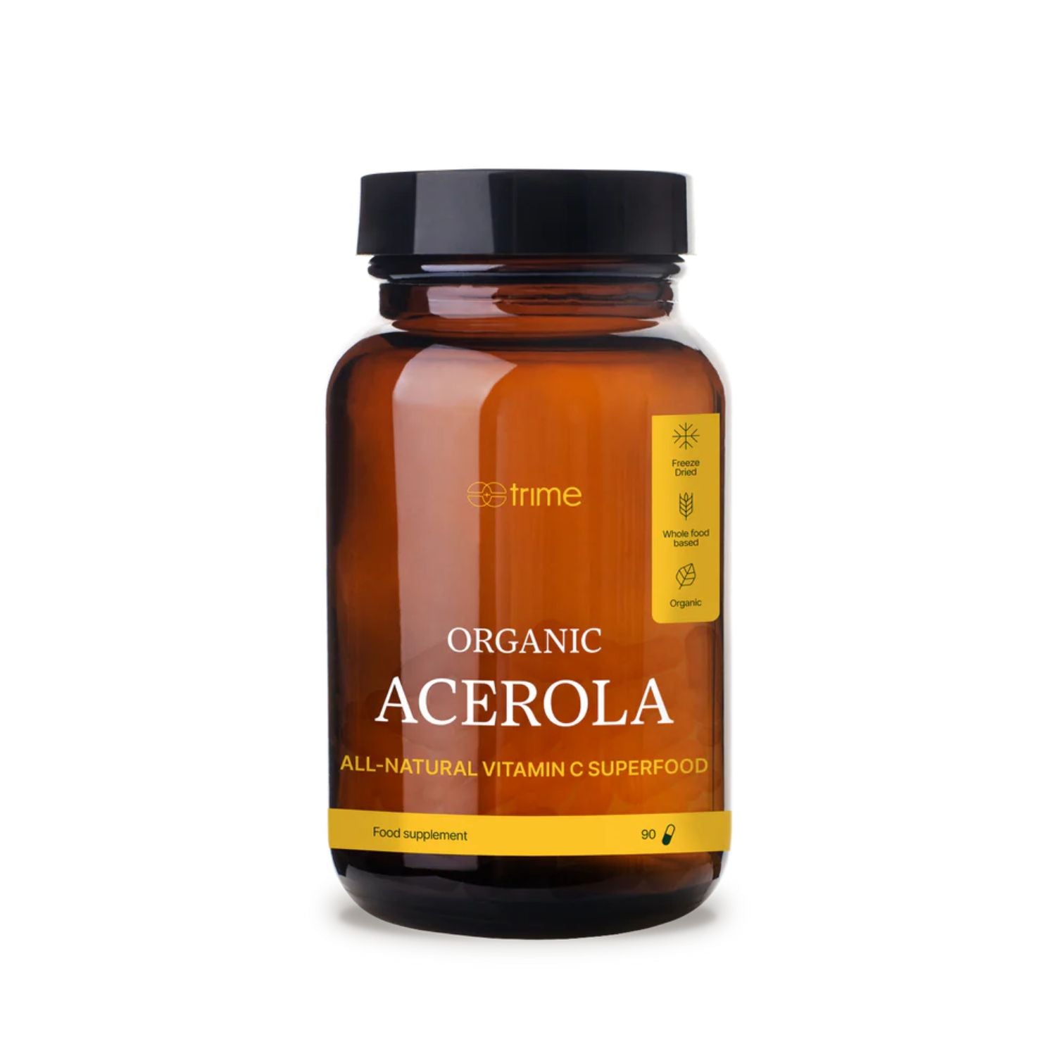 Trime Organic Acerola (90 kapslí) - s vysokým obsahem vitamínu c Trime
