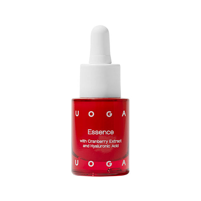 Uoga Uoga Pleťové sérum Essence s brusinkami a kyselinou hyaluronovou BIO (15 ml) - hydratuje pleť a redukuje jemné vrásky Uoga Uoga