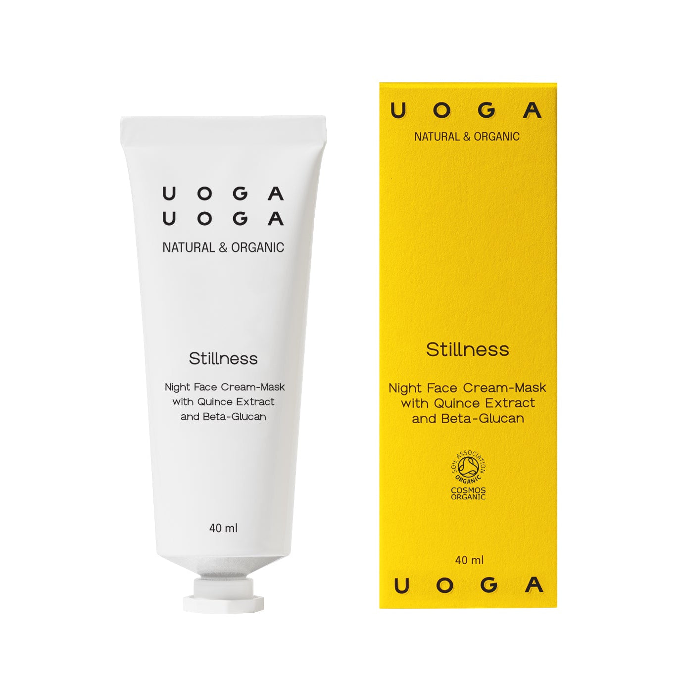 Uoga Uoga Výživná pleťová noční maska Stillness BIO (40 ml) - s intenzivním hydratačním účinkem Uoga Uoga