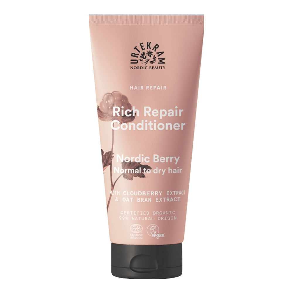 Urtekram Regenerační kondicionér Nordic Berry BIO (180 ml) - ideální pro normální až suché vlasy Urtekram