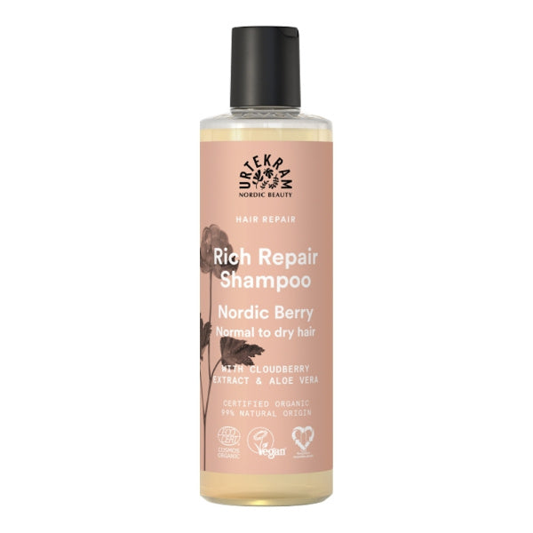 Urtekram Regenerační šampon Nordic Berry BIO - 250 ml - pro lesklé a hebké vlasy Urtekram