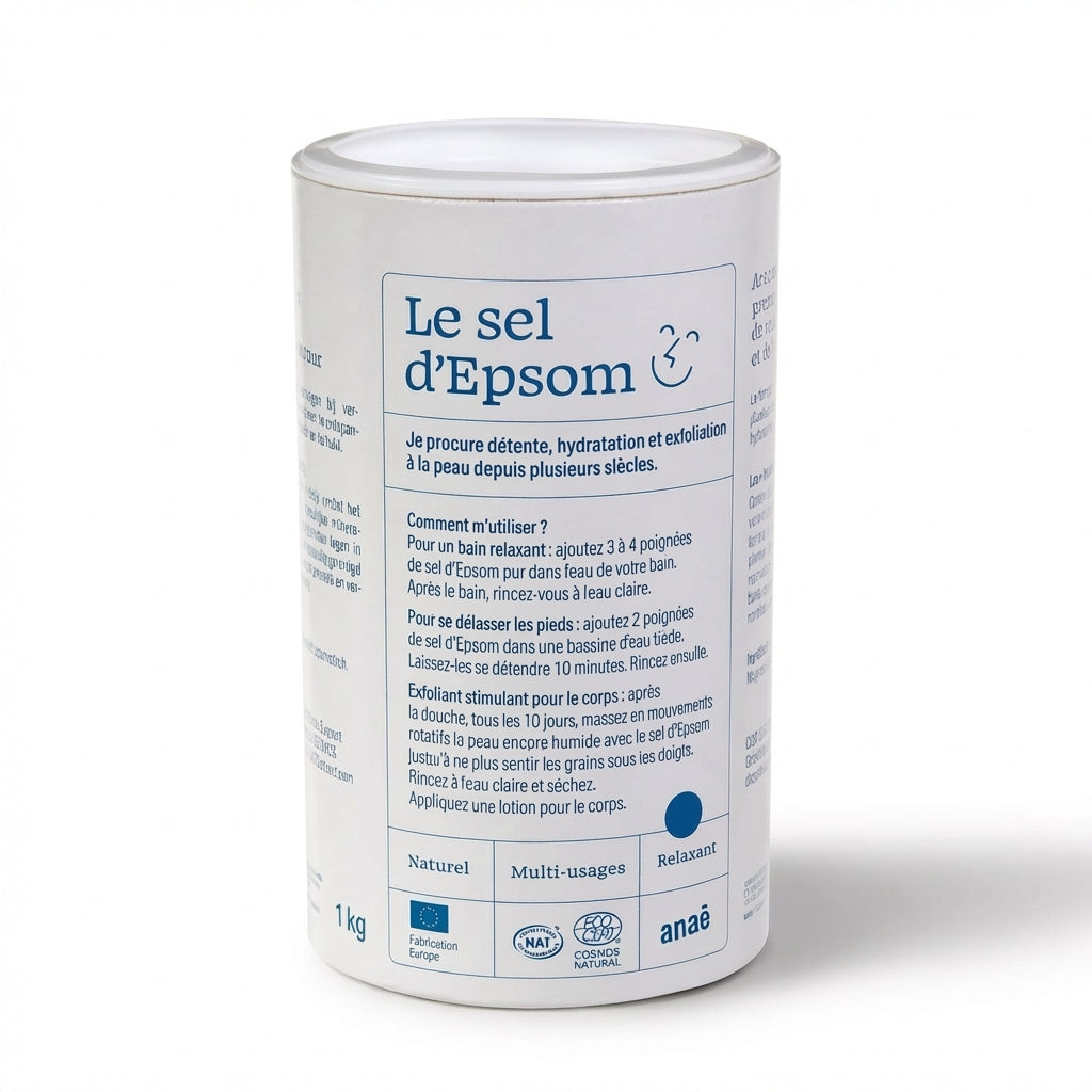 Anaé by Ecodis Epsomská sůl - dóza 1 kg - do koupele