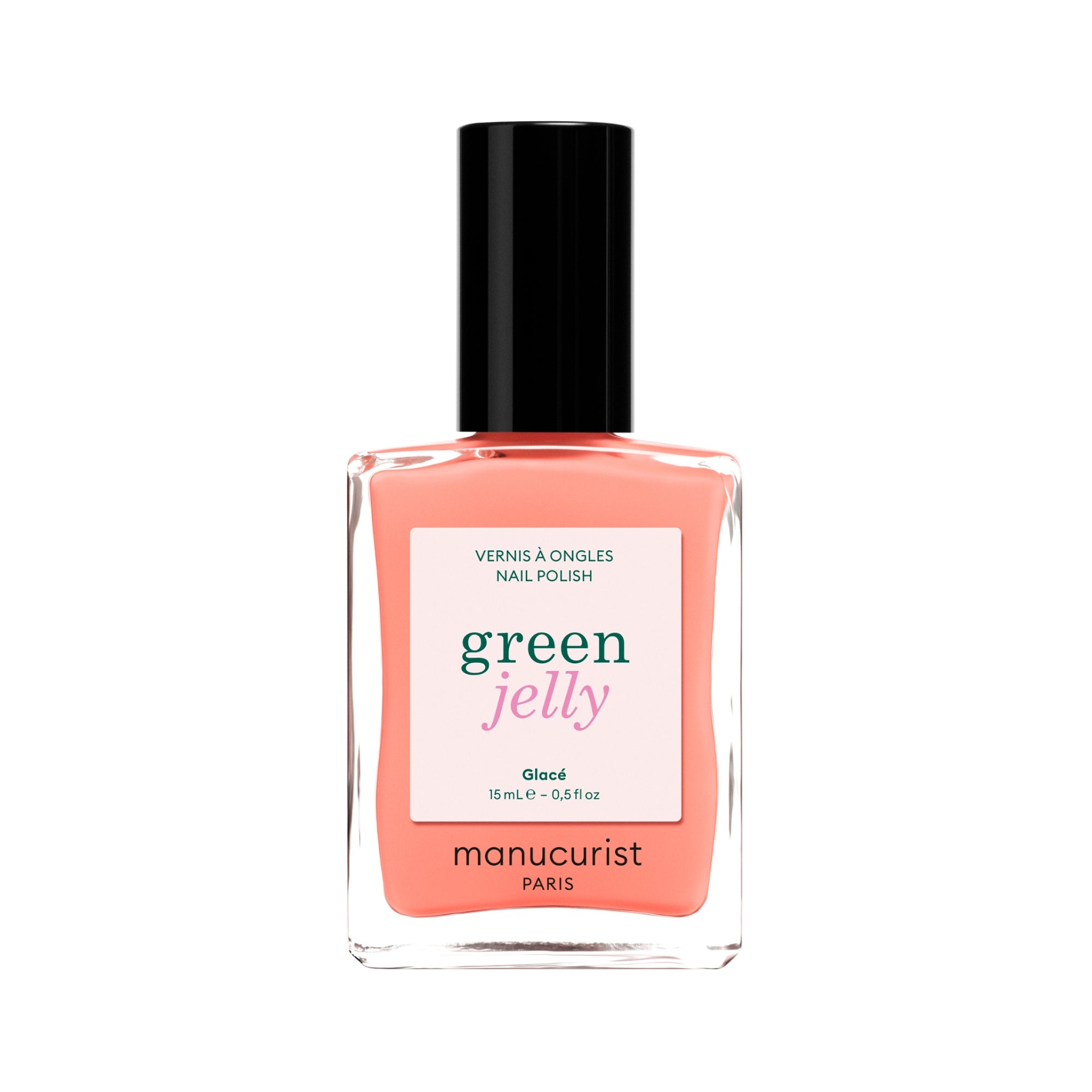 Manucurist Green Jelly schnoucí lak na nehty - Glacé (15 ml) - perfektní vrstvení