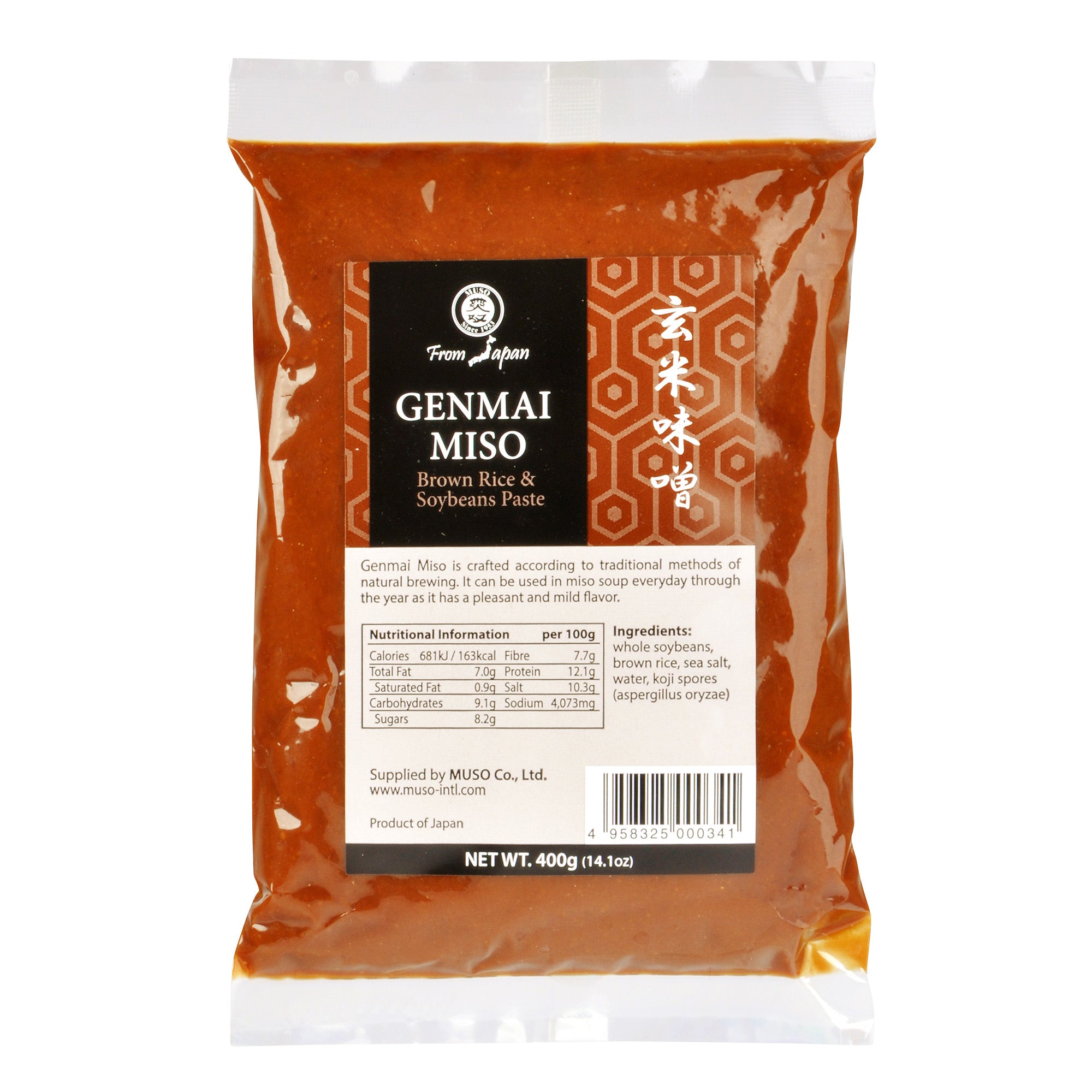 Muso Miso genmai hnědá rýže (400 g) Muso
