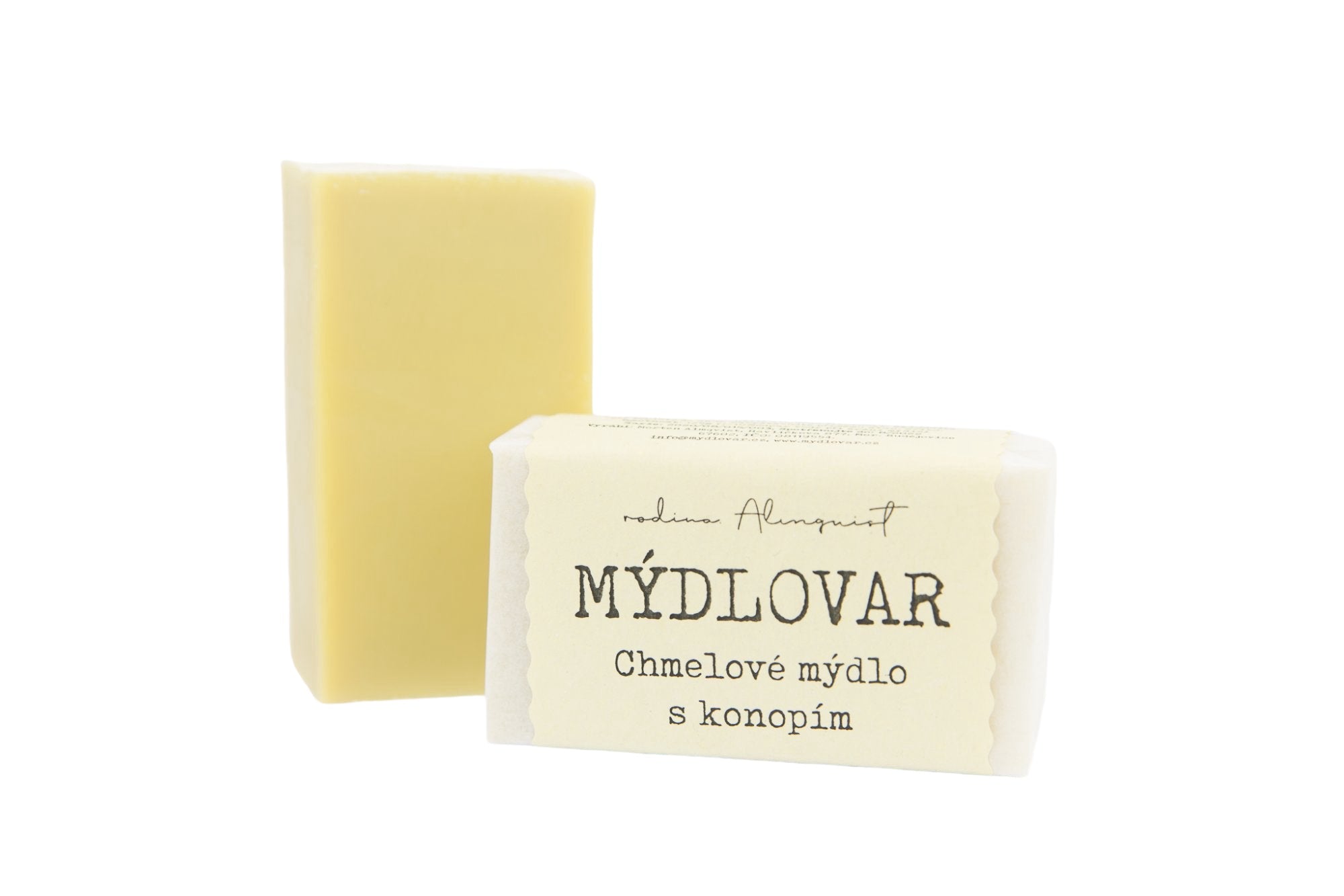 Mýdlovar Chmelové mýdlo s konopím (60 g) - i pro citlivou a problematickou pokožku Mýdlovar