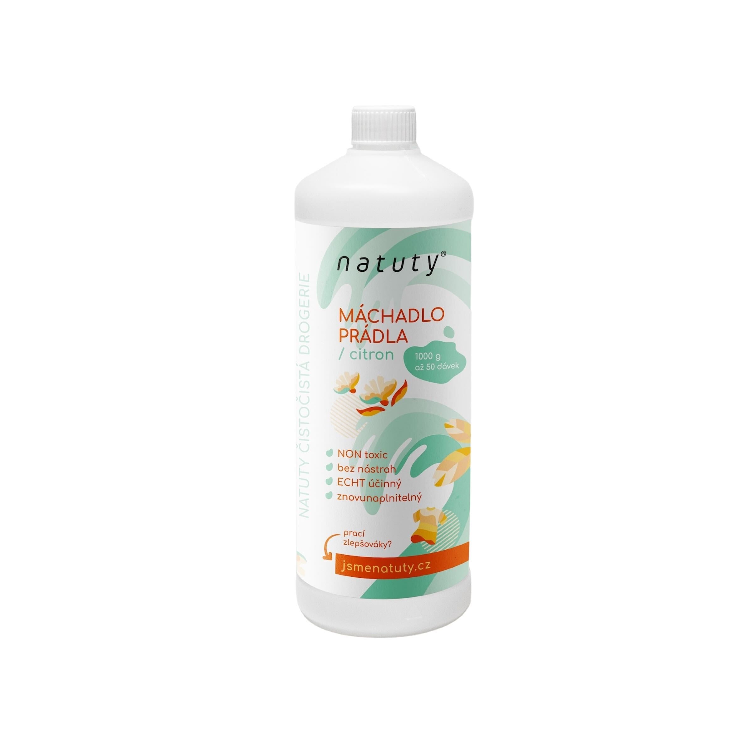 Natuty Máchadlo prádla s vůní citronu - 1 l Natuty