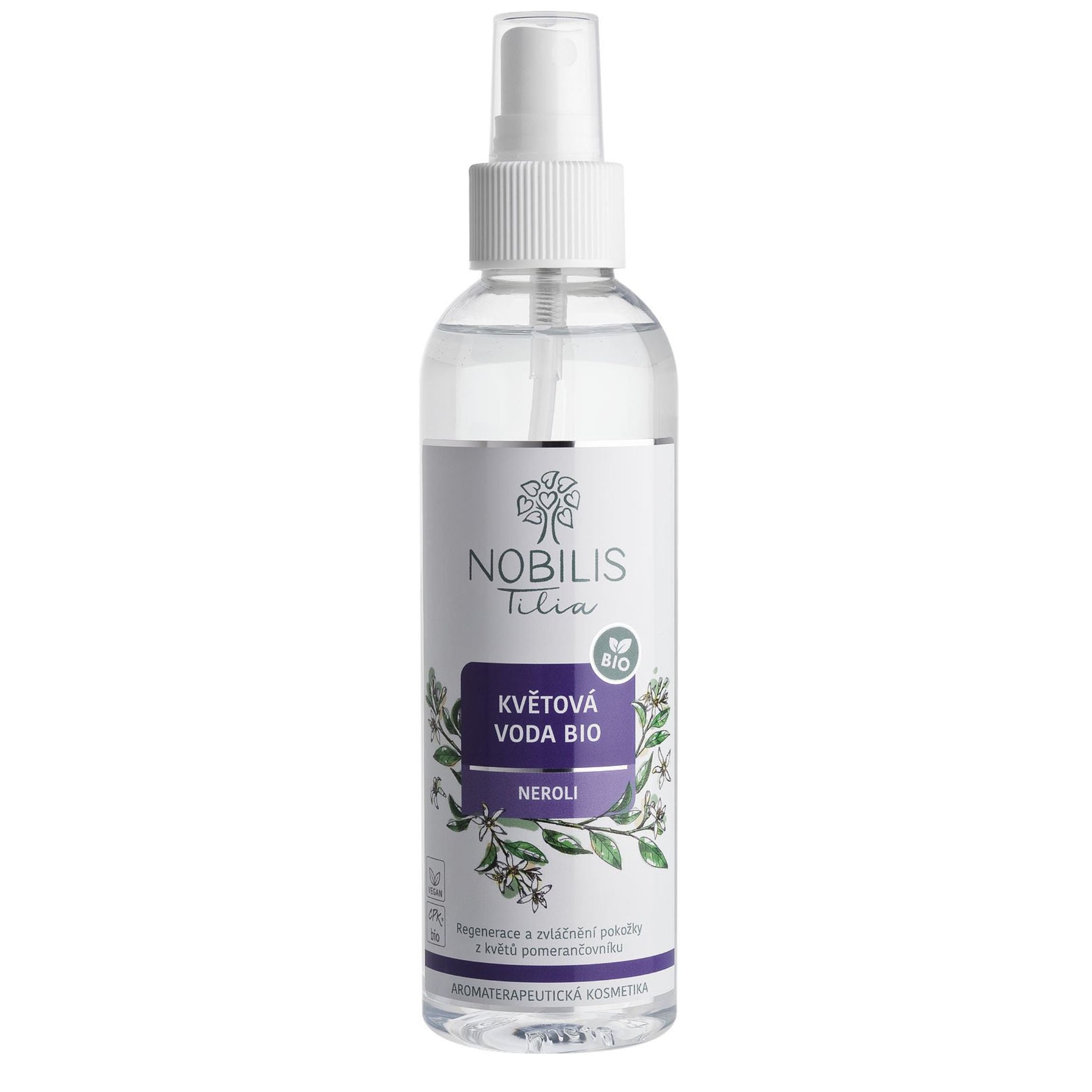 Nobilis Tilia Květová voda Neroli BIO - 200 ml - osvěžení a regenerace Nobilis Tilia