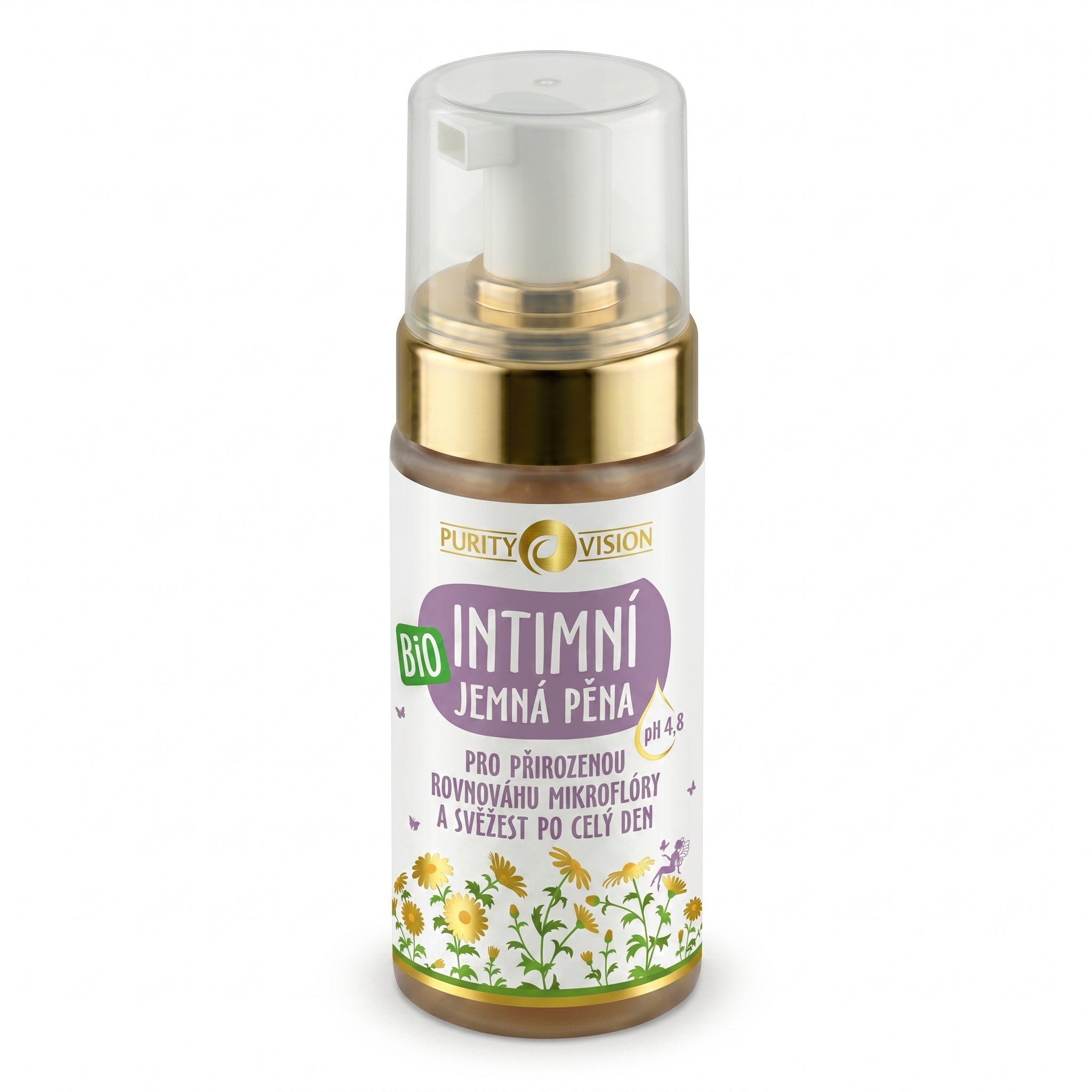 Purity Vision Jemná mycí intimní pěna BIO (90 ml) - s heřmánkem