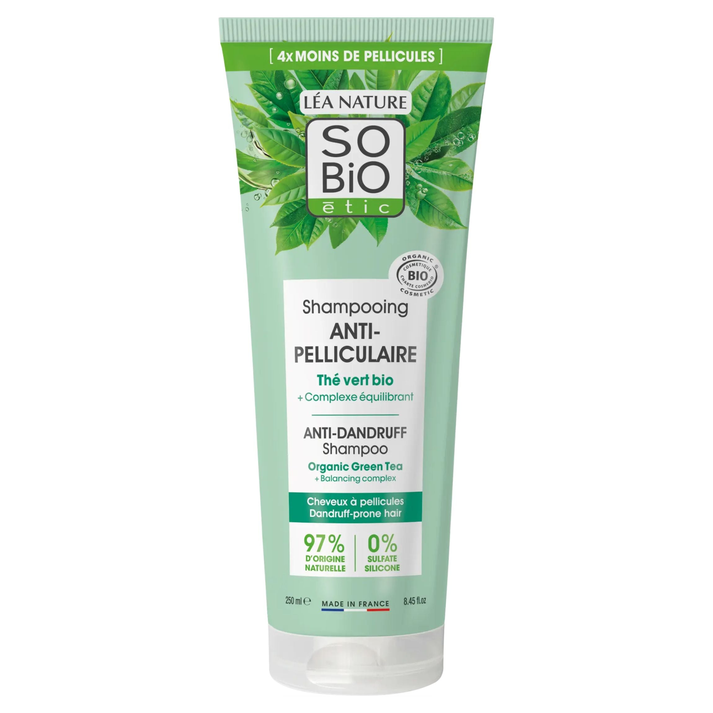 SO’BiO étic Šampon proti lupům s Tea Tree BIO (250 ml) - se šťávou z aloe vera SO’BiO étic