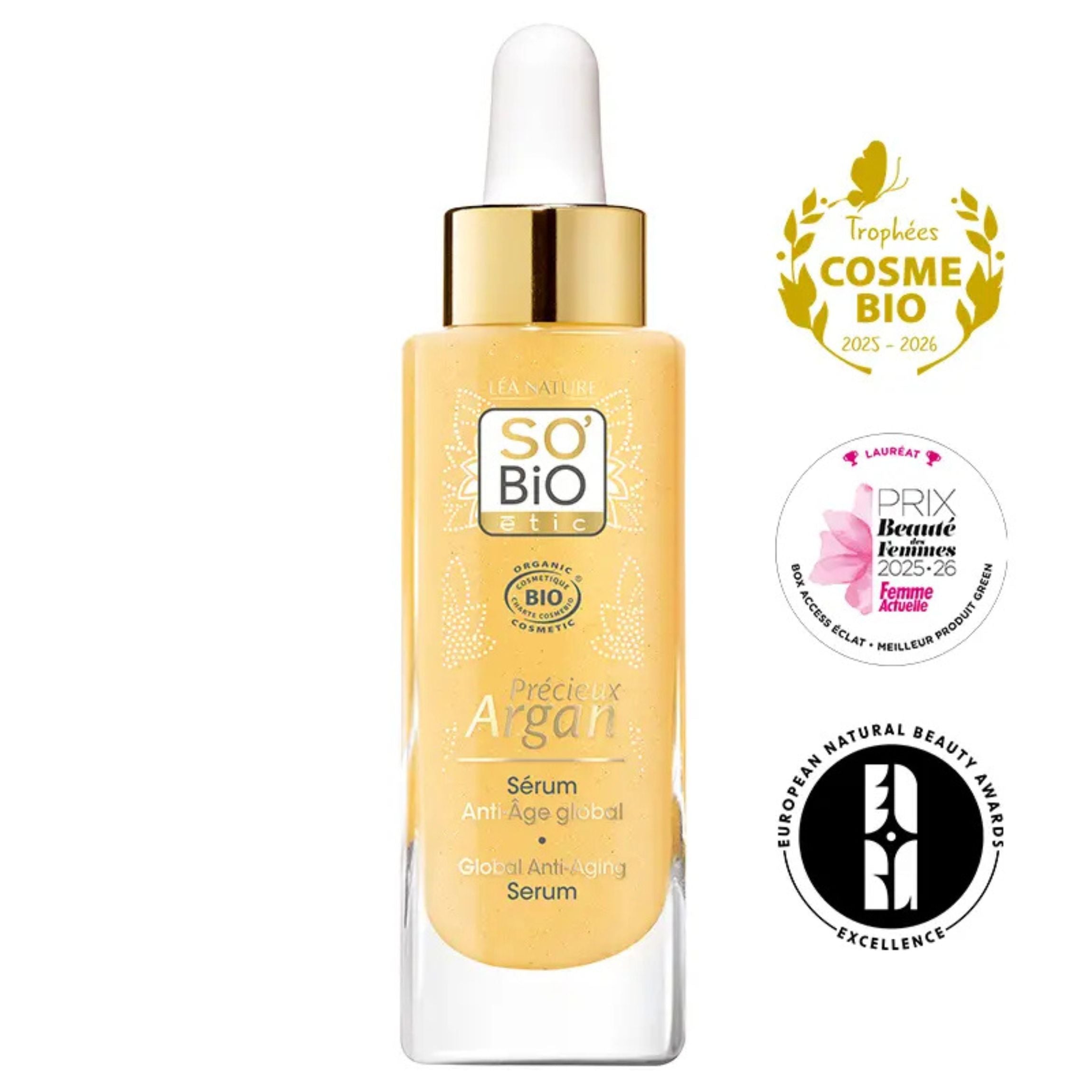 SO’BiO étic Sérum pleťové Anti-aging global BIO (30 ml) - ideální pro zralou pleť SO’BiO étic