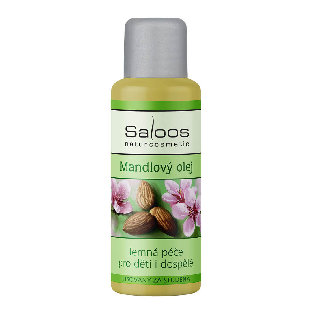 Saloos Mandlový olej (50 ml) - nejjemnější péče o děti i dospělé Saloos