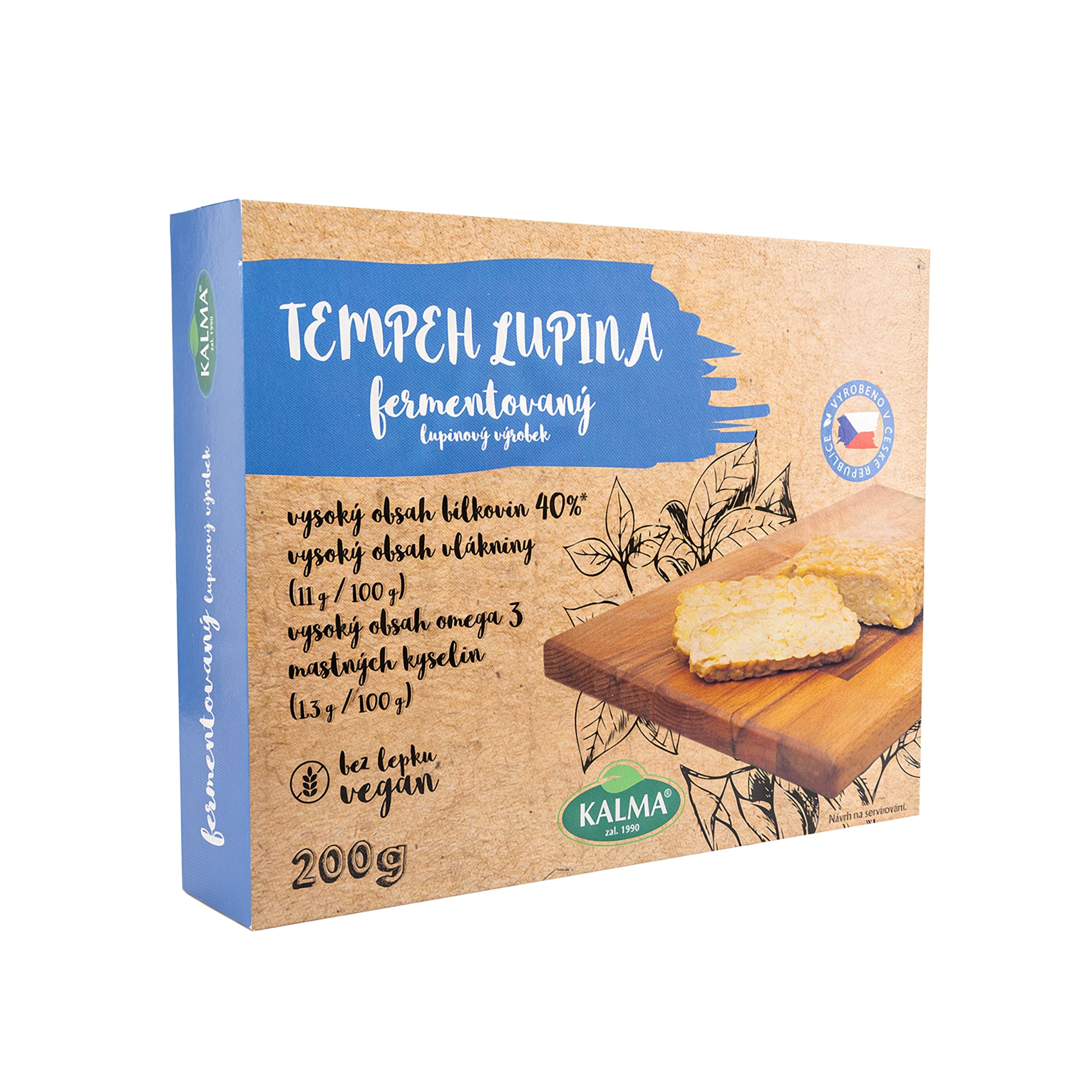 Tempeh z lupiny 200 g   KALMA Kalma