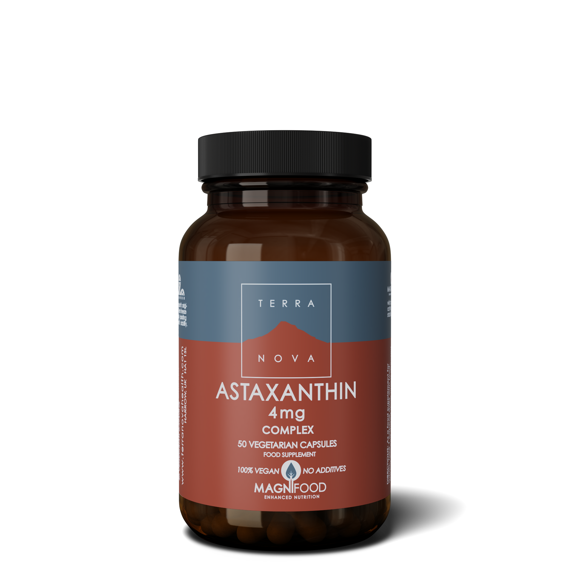 Terranova Health Astaxanthin Complex (50 kapslí) - astaxantin získaný z mikrořas Terranova Health