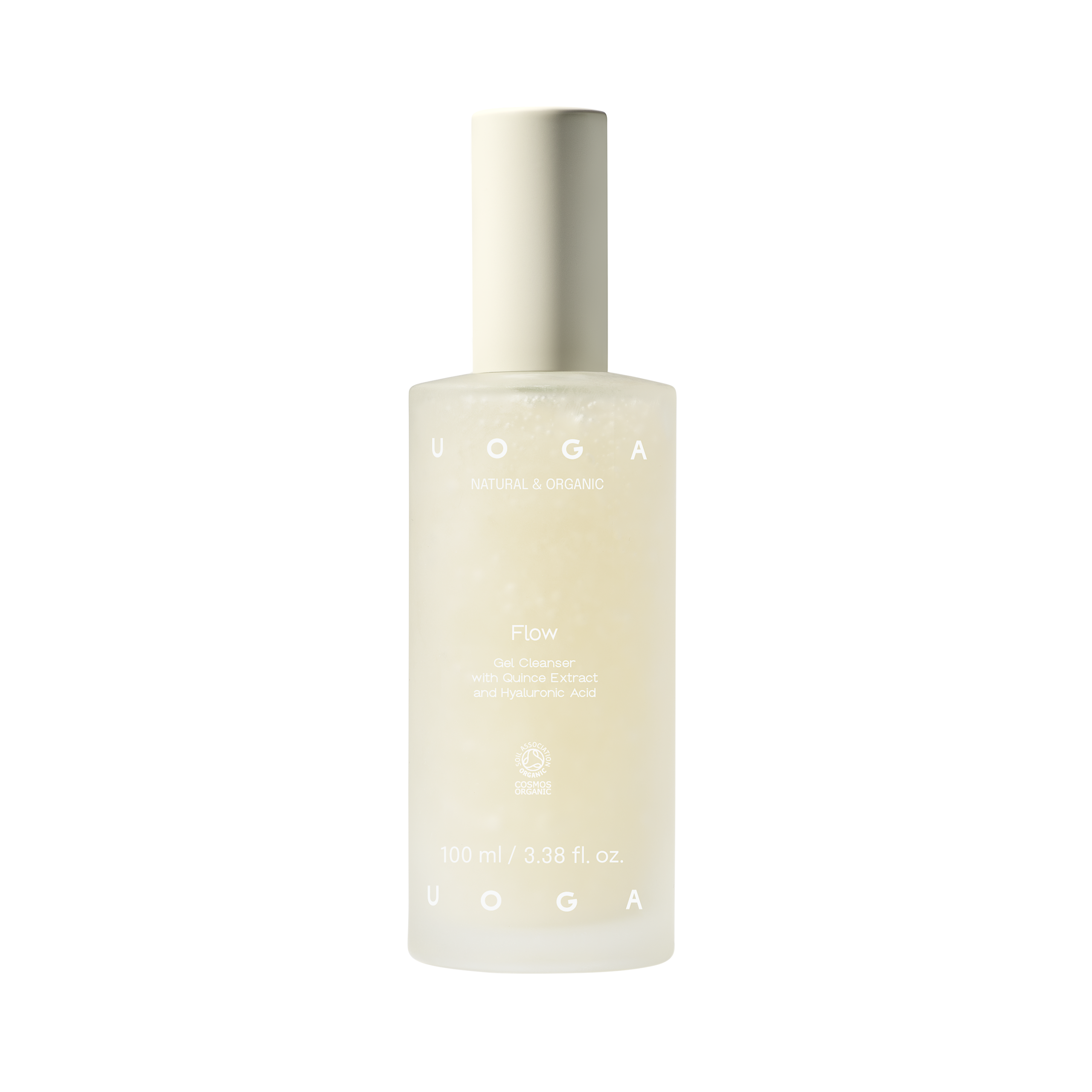Uoga Uoga Čisticí gel Flow s extraktem z kdoule BIO (100 ml) - s kyselinou hyaluronovou a beta-glukany Uoga Uoga
