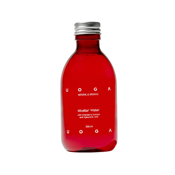Uoga Uoga Přírodní micelární voda s brusinkami a kyselinou hyaluronovou BIO - 250 ml - vhodná i pro citlivou pokožku Uoga Uoga