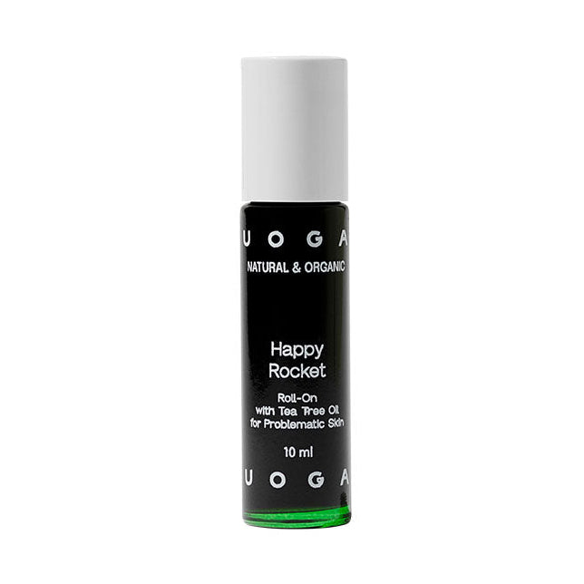 Uoga Uoga Roll-on na problematickou pleť Happy Rocket s tea tree a tamanu BIO (10 ml) - pro mastnou