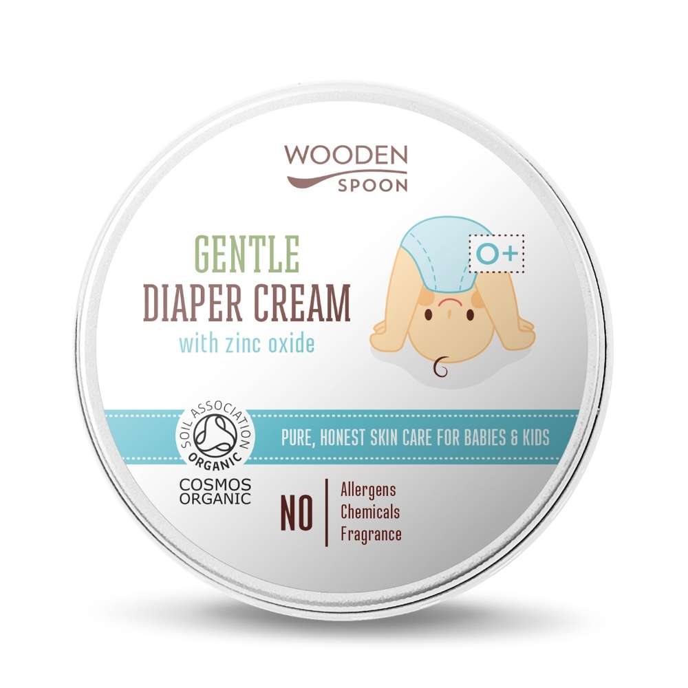 Wooden Spoon Ochranný krém proti opruzeninám BIO (100 ml) - zklidňuje a ochraňuje pokožku miminka Wooden Spoon