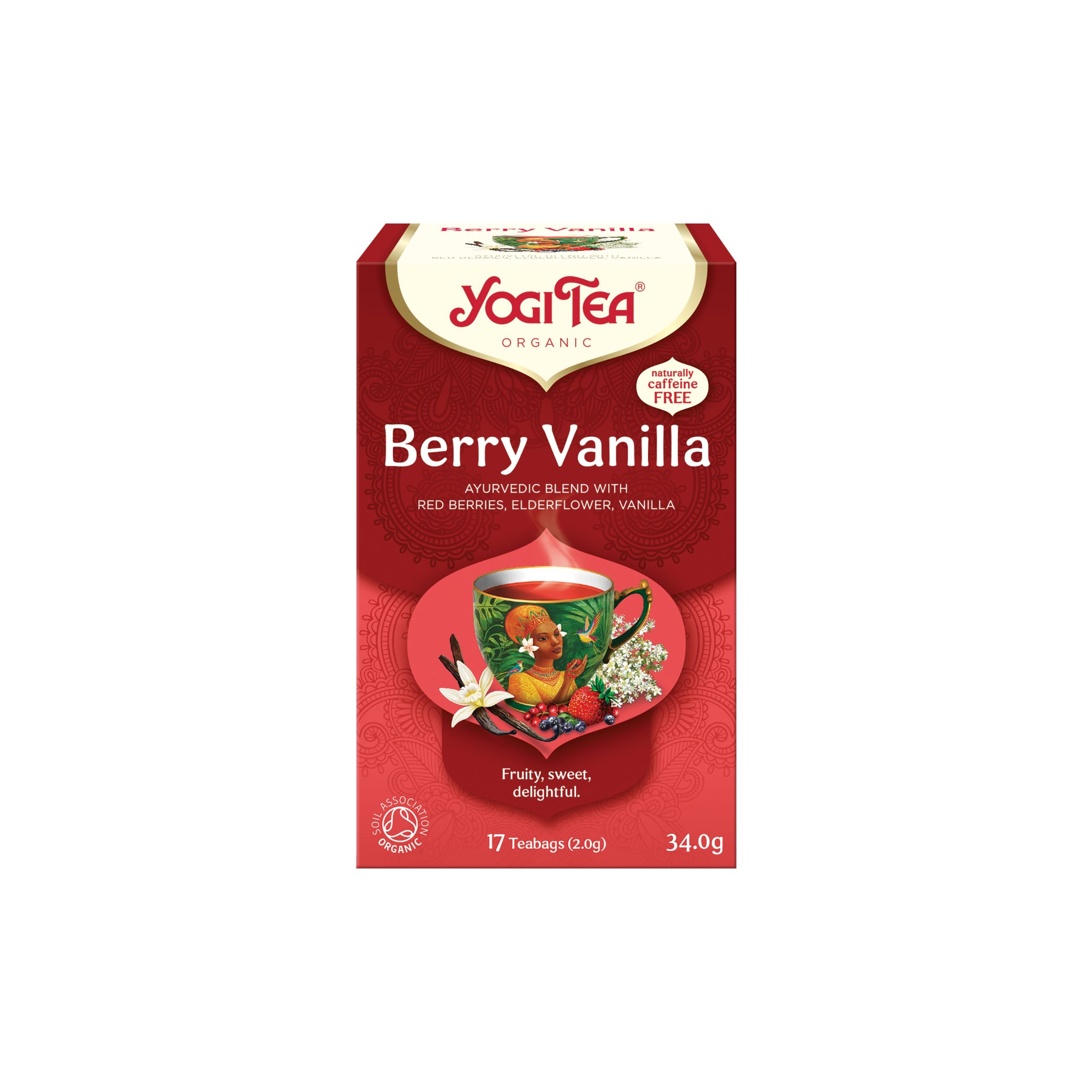 Yogi Tea Čaj Berry Vanilla BIO - nálev. sáčky (17 x 2 g) - a arónií