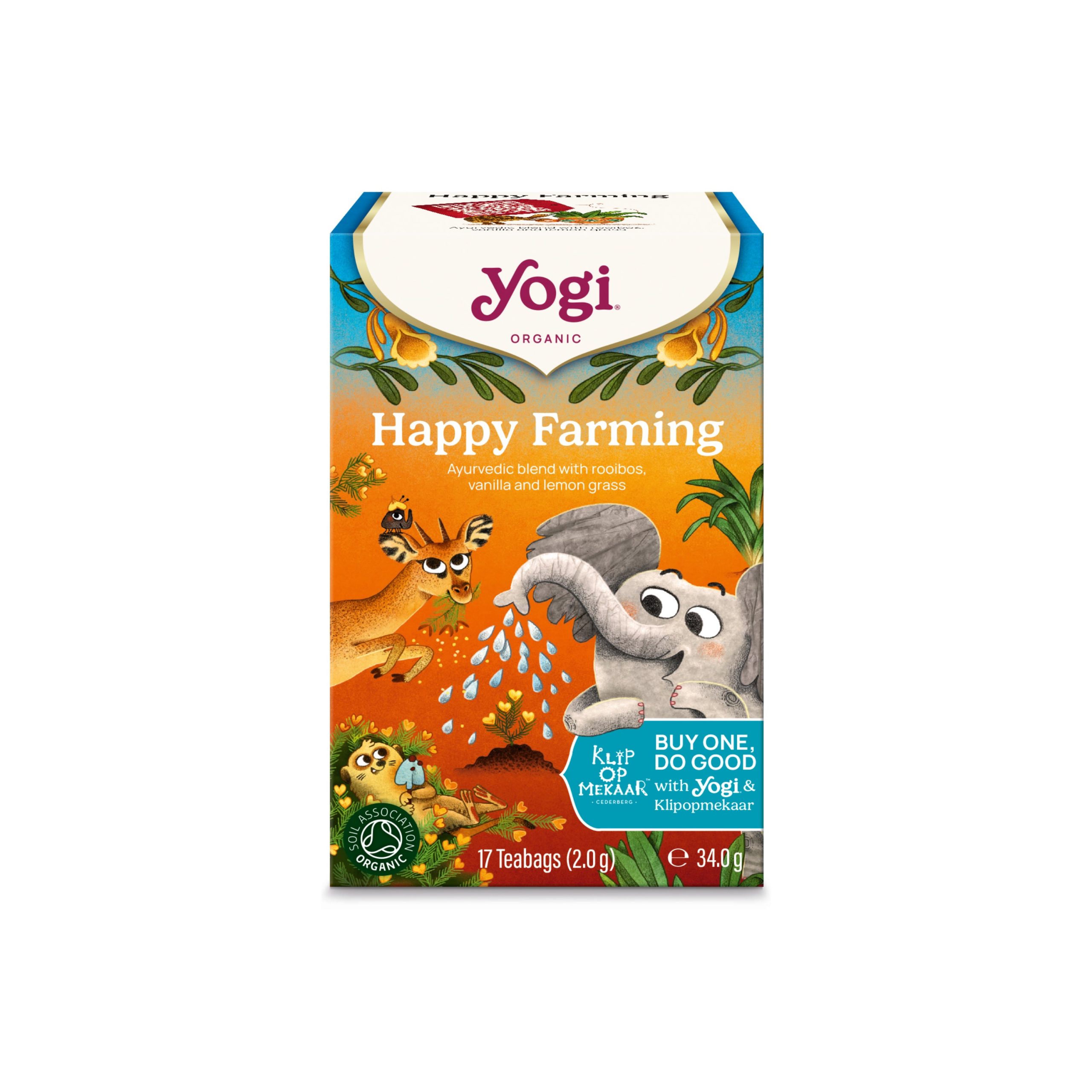 Yogi Tea Čaj Happy Farming BIO - nálev. sáčky (17 x 2 g) - sladké tóny rooibosu a pomeranče Yogi Tea