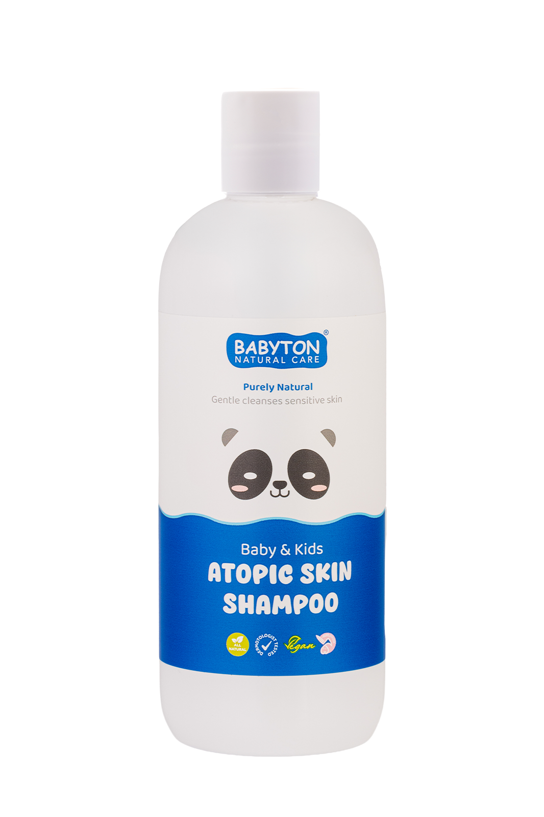 Babyton Dětský sprchový gel a šampon na vlasy 2v1 ATOPIK (400 ml) - s měsíčkem lékařským a aloe vera Babyton