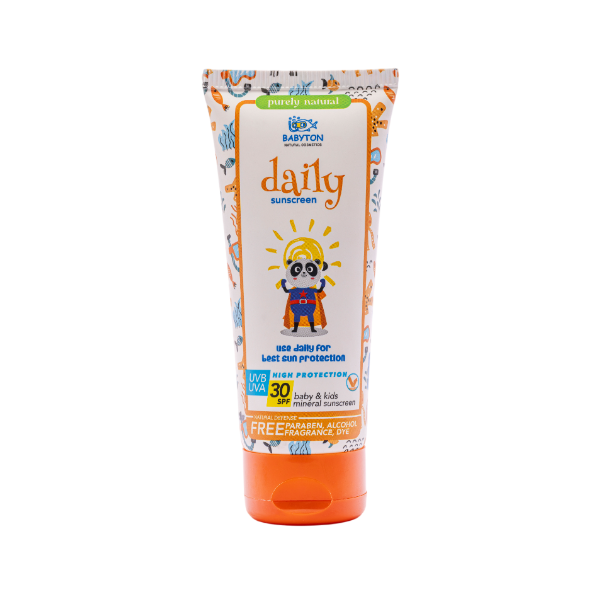 Babyton Opalovací krém pro děti SPF 30 DAILY - 100 ml - s přírodním minerálním filtrem Babyton