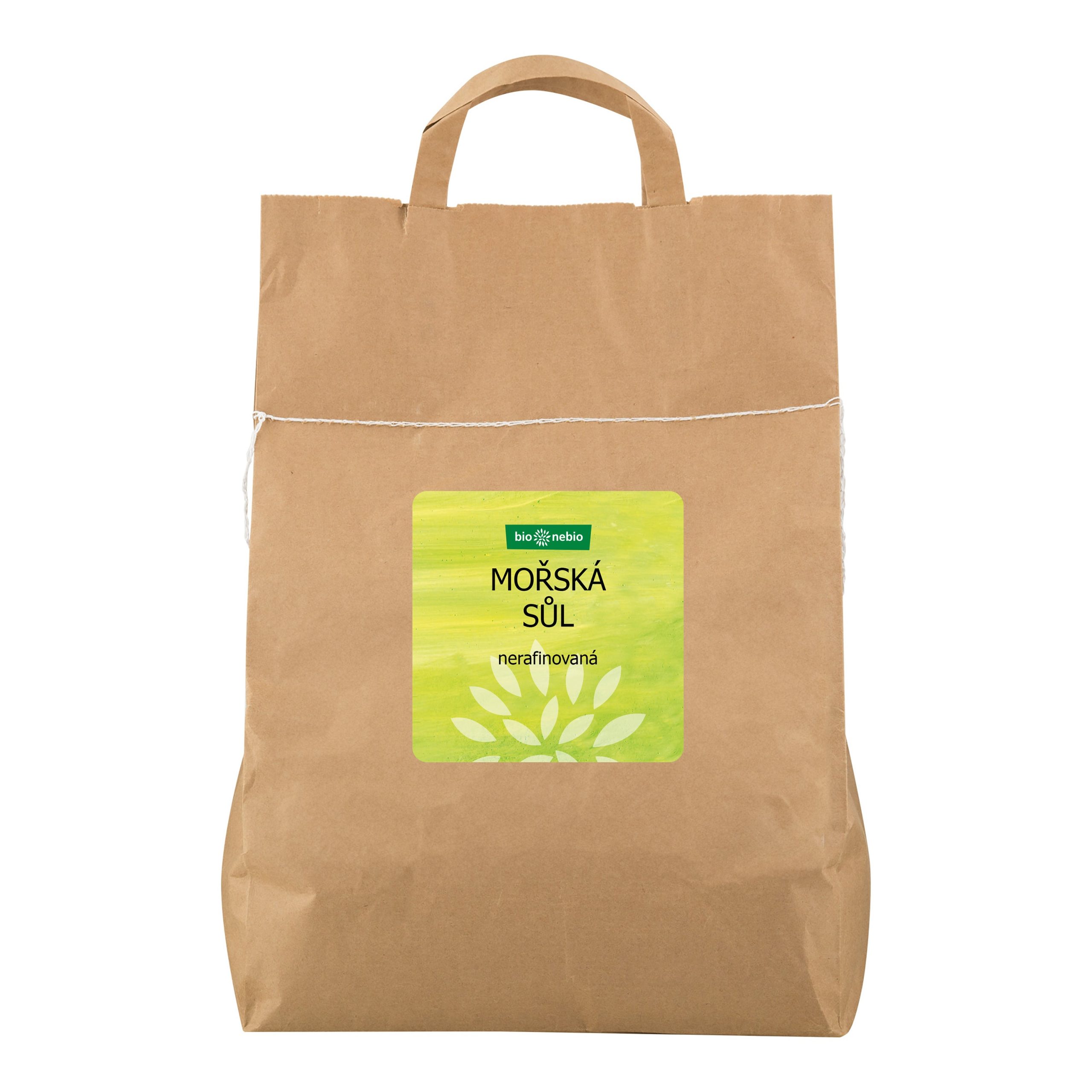 Bio Nebio Sůl středomořská nerafinovaná (4 kg) Bio nebio
