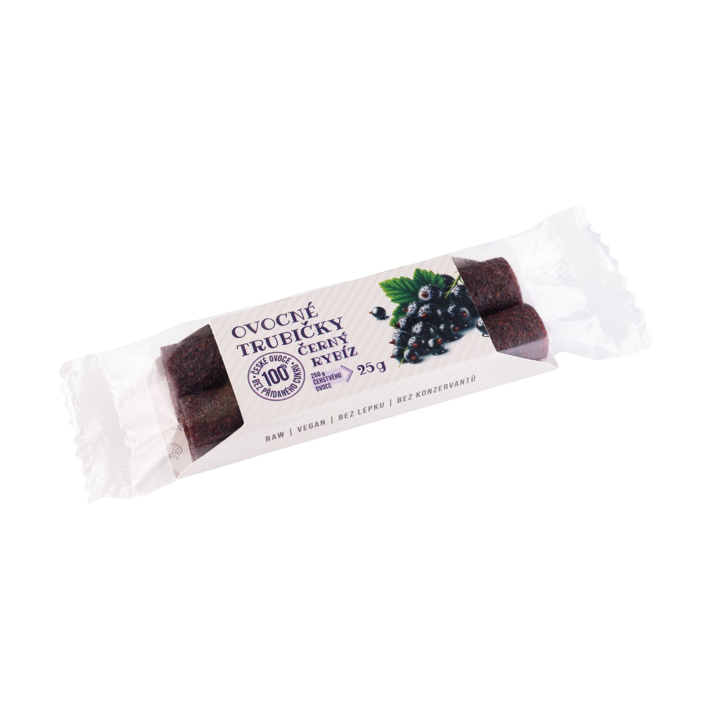 Bioprodukt JT Trubičky ovocné černý rybíz (25 g) Bioprodukt JT