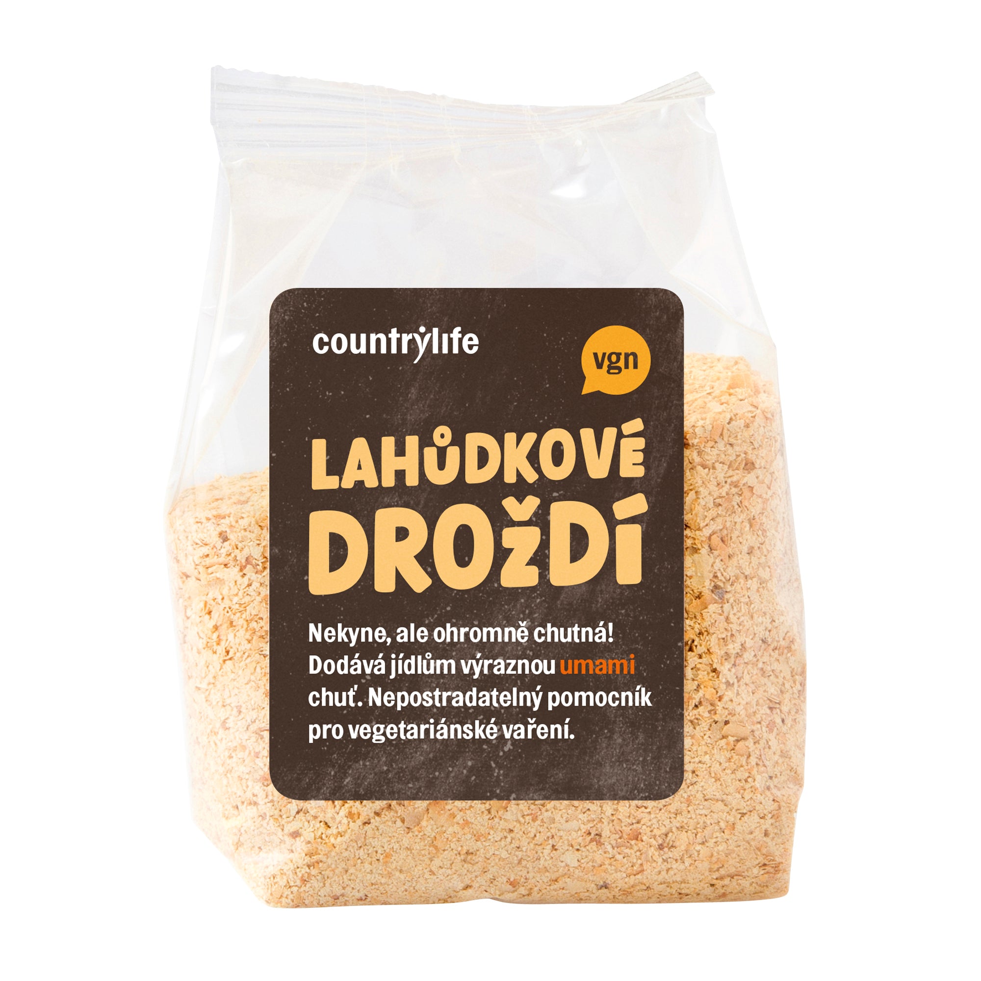Country Life Droždí lahůdkové (150 g) - pro zvýraznění umami chuti Country Life