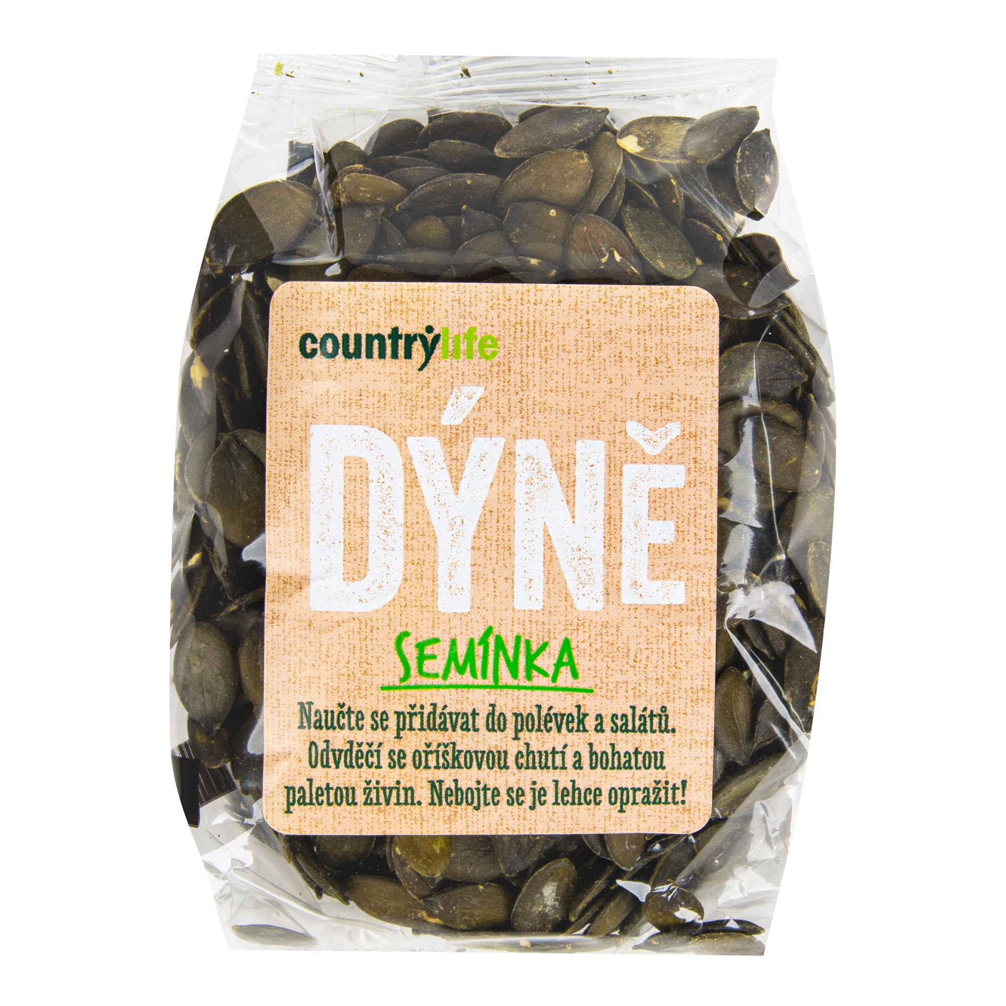 Country Life Dýňová semínka česká (250 g) - k přímému zobání