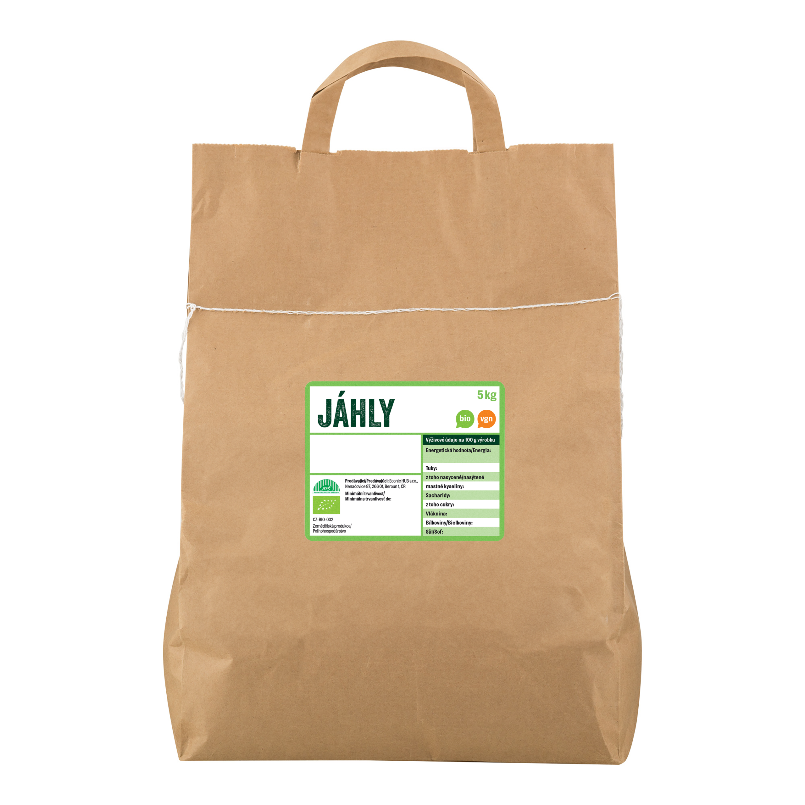 Country Life Jáhly BIO (5 kg) - bezlepkové a dobře stravitelné nasladko i naslano Country Life