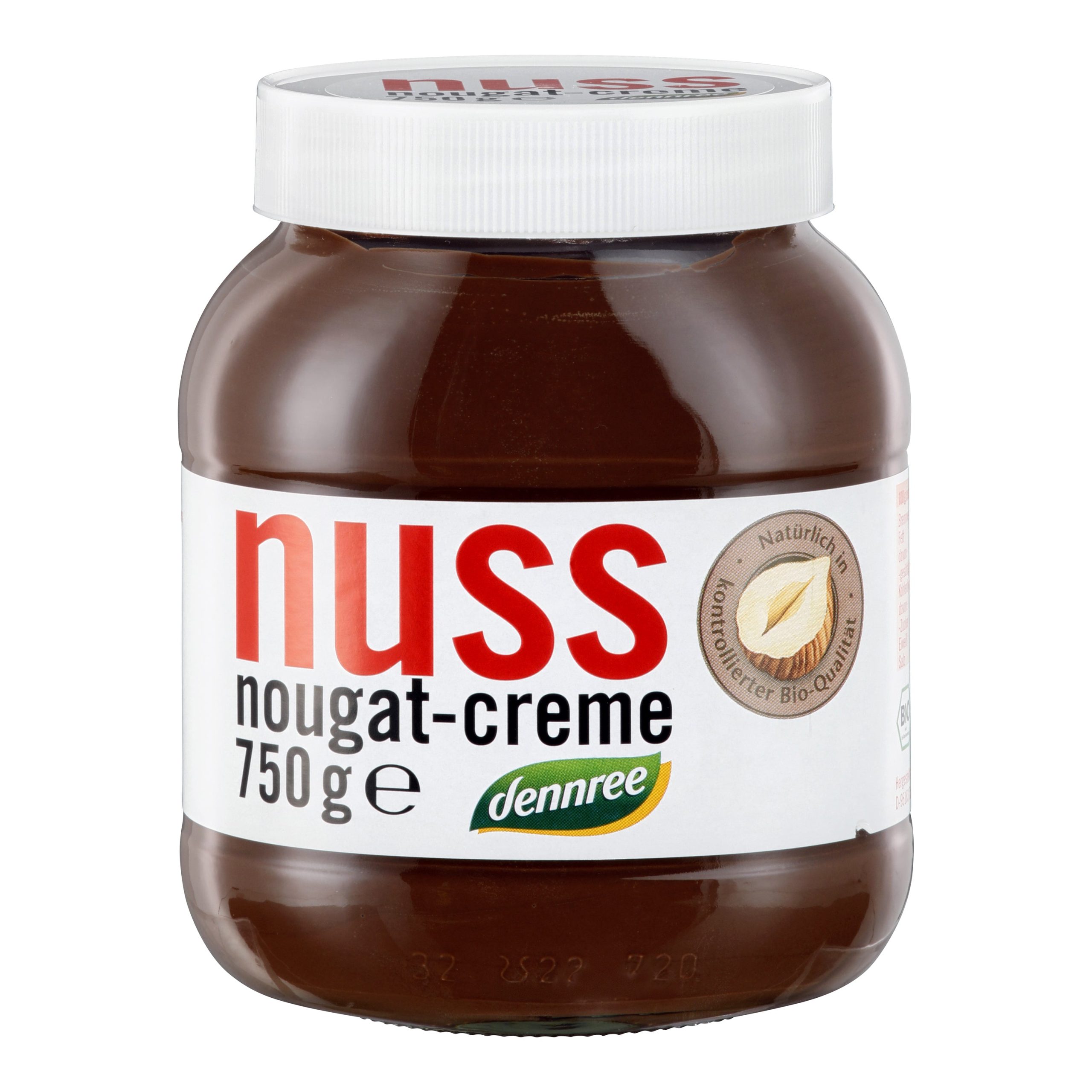 Dennree Pomazánka ořechovo-nugátová BIO (750 g) - bez palmového oleje Dennree