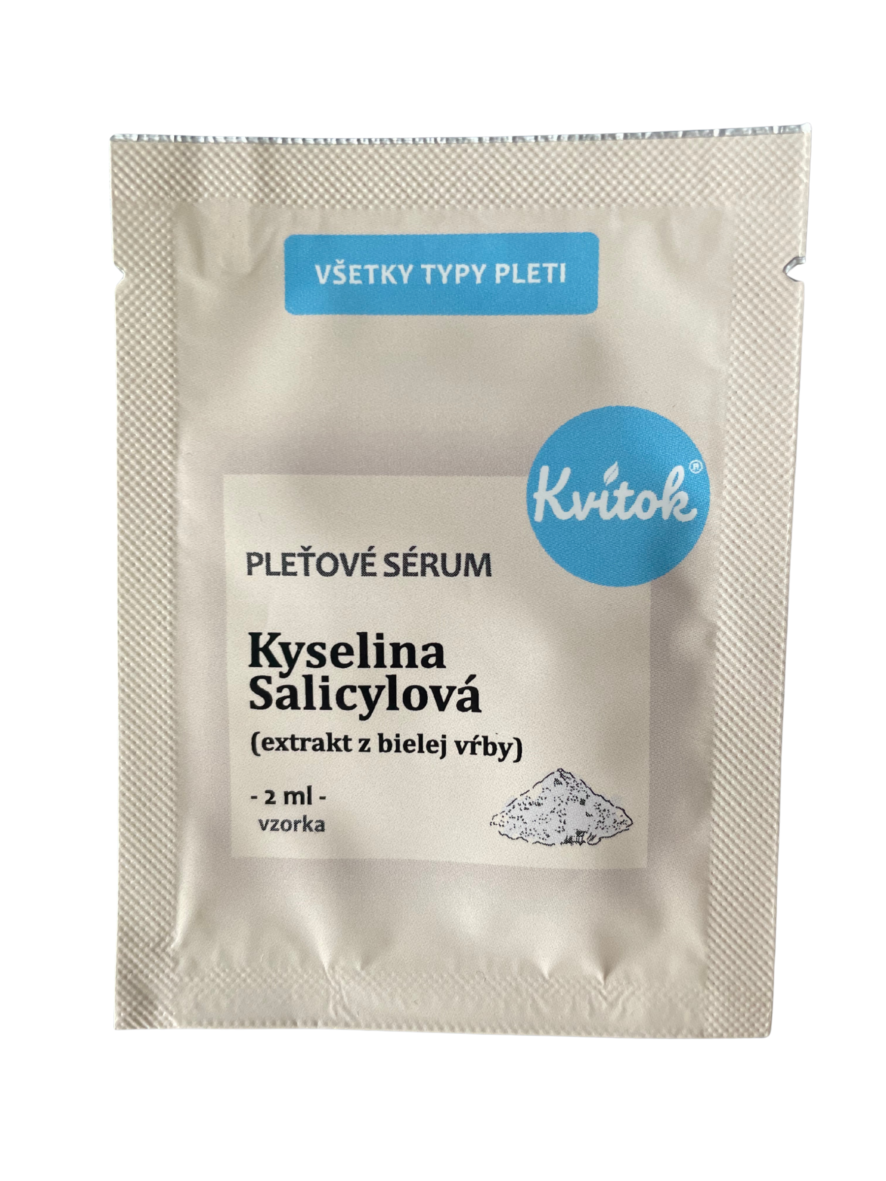 Kvitok Pleťové sérum - Kyselina salicylová - vzorek (2 ml) - pomůže problematické pleti Kvitok