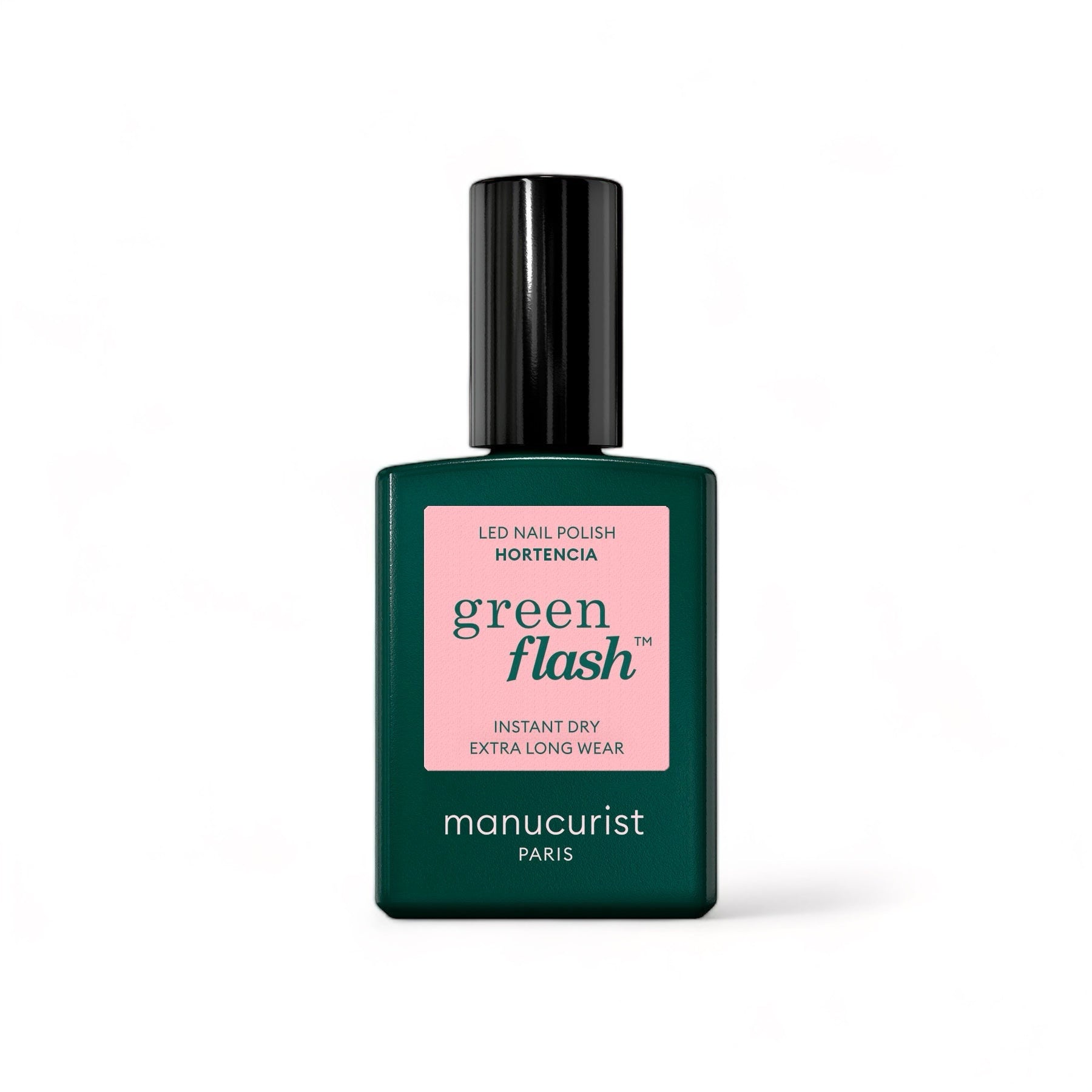 Manucurist Green Flash LED gel lak na nehty - Hortencia (15 ml) - světle růžová jemná barva Manucurist