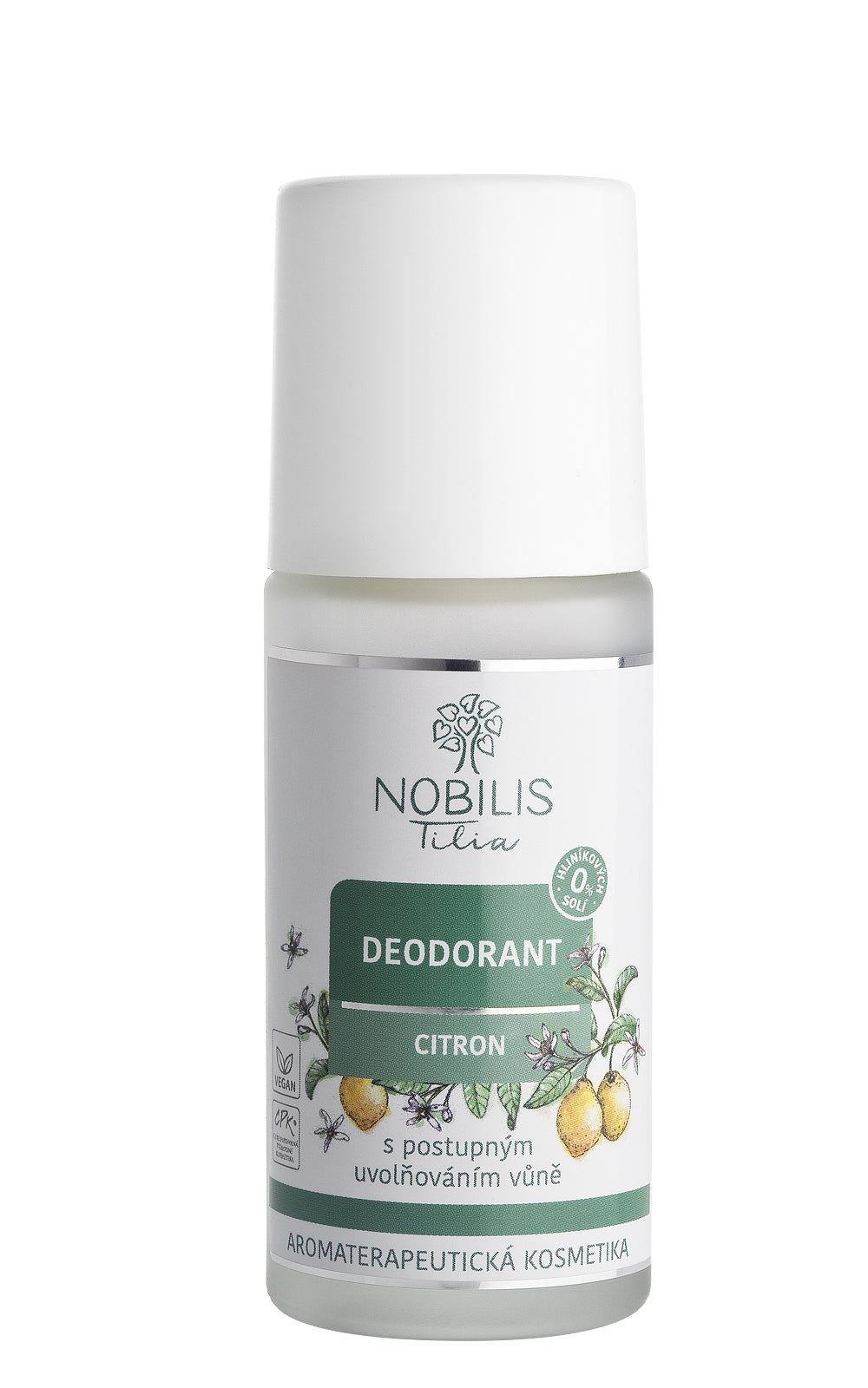 Nobilis Tilia Deodorant roll-on - citron (50 ml) - s unikátním pozvolným účinkem Nobilis Tilia