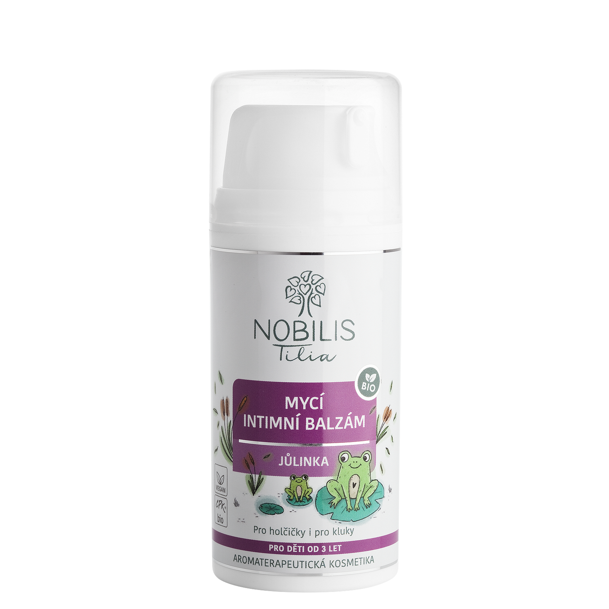 Nobilis Tilia Dětský mycí intimní balzám Jůlinka BIO (100 ml) Nobilis Tilia