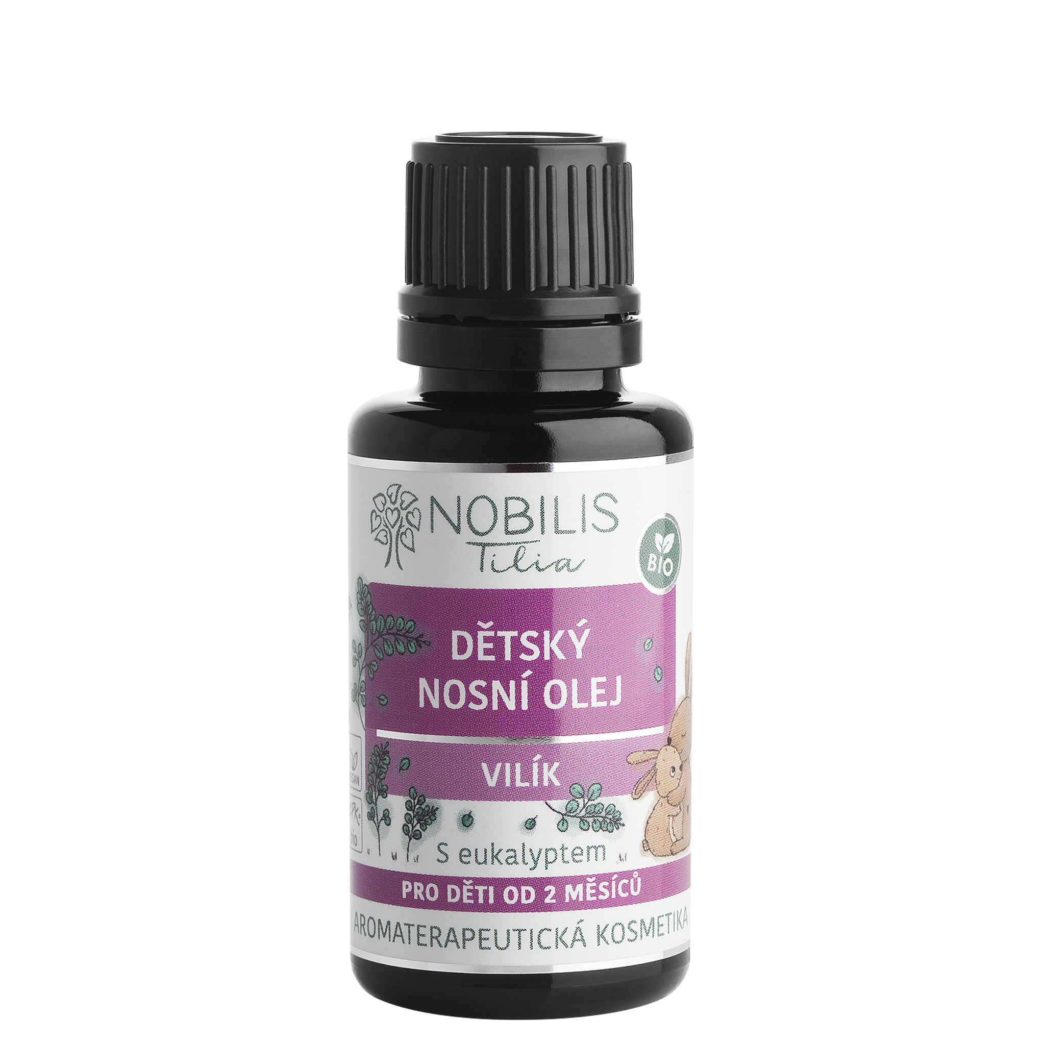 Nobilis Tilia Dětský nosní olej Vilík BIO (20 ml) - s certifikátem cpk bio Nobilis Tilia